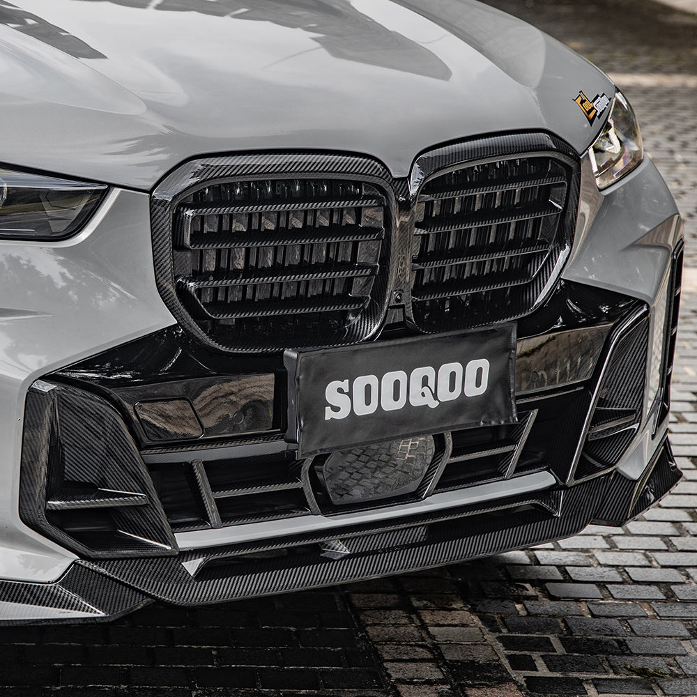 Dry-Carbon Frontlippe SQ-Style passend für BMW X5 G05 LCI – markante Front-Optik