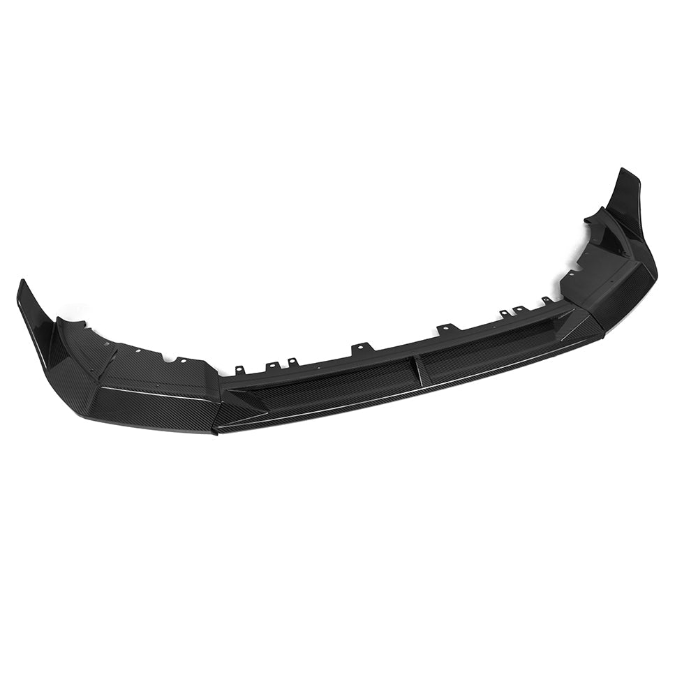 Dry-Carbon Frontlippe SQ Style B passend für BMW X3M F97 / X4M F98 LCI – schärfere Frontkante in Echtcarbon