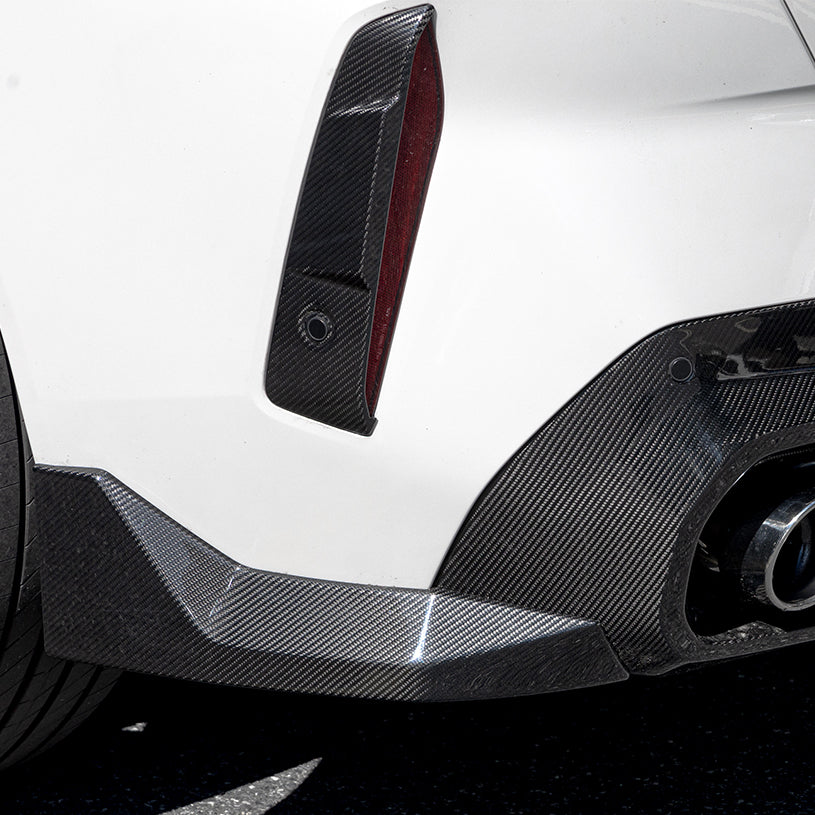 Carbon Heck Reflektor Cover für BMW X3 G45 – Heck-Details mit Wirkung