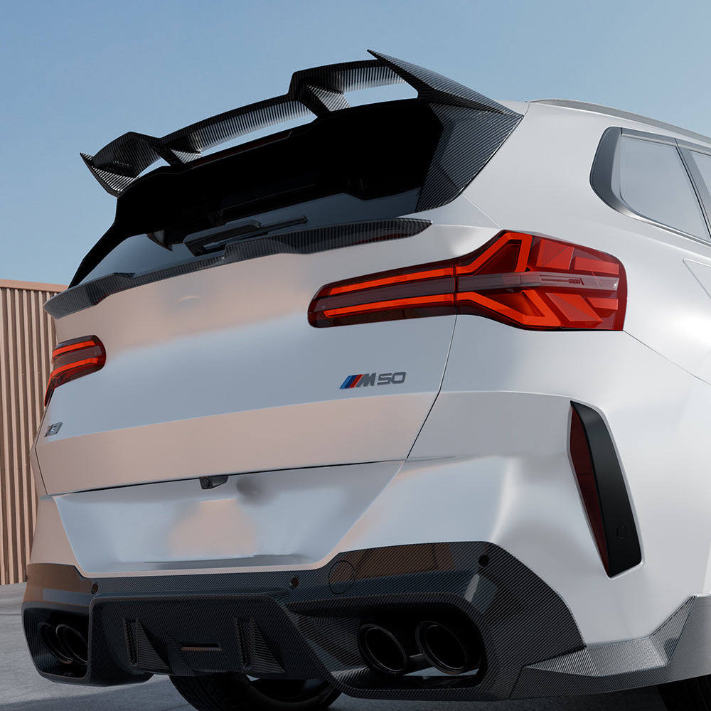 Carbon Dachspoiler passend für BMW X3 G45, Echtcarbon - Getsdowned