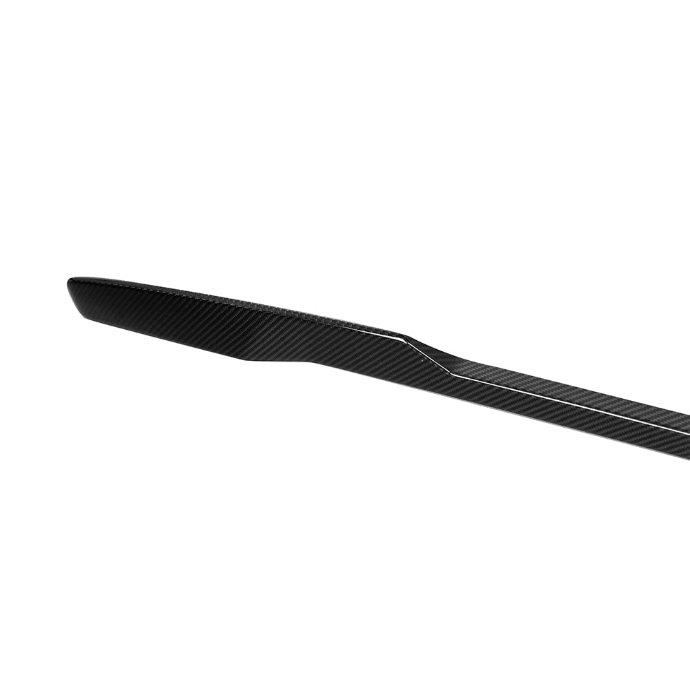 Dry-Carbon Heckspoiler-Lippe für BMW X3 G45 – Heck-Details mit Struktur