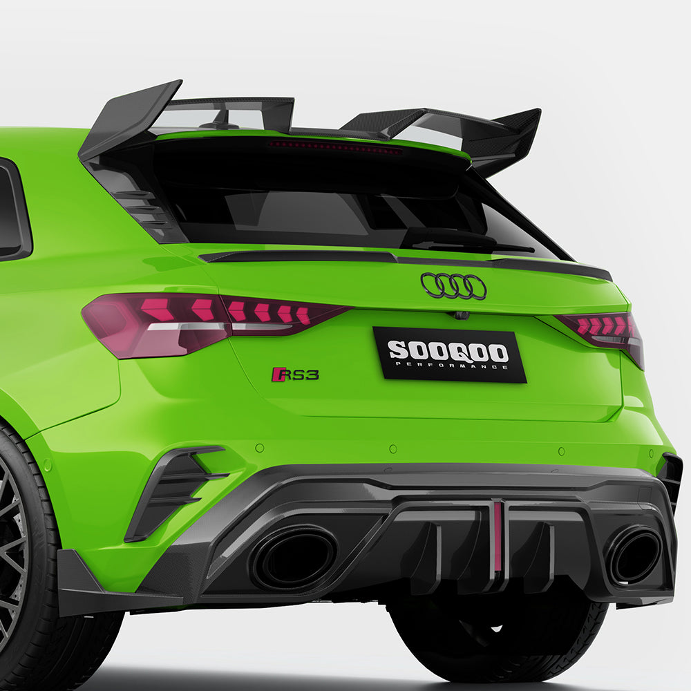 Carbon Ducktail Heckspoiler für Audi RS3 8Y Facelift – Heck-Aggression