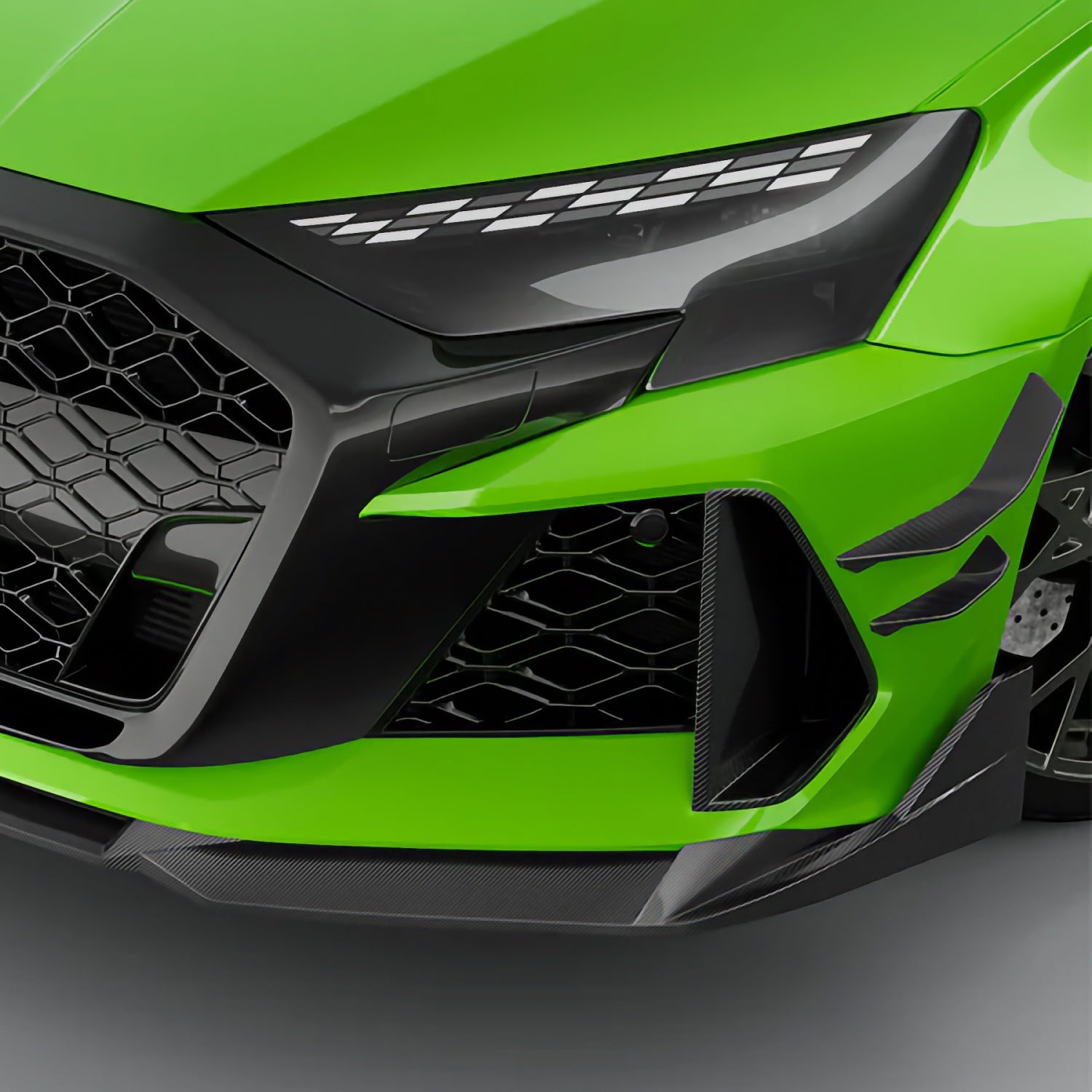 Carbon Front-Lufteinlässe passend für Audi RS3 8Y Facelift – aggressive Frontoptik
