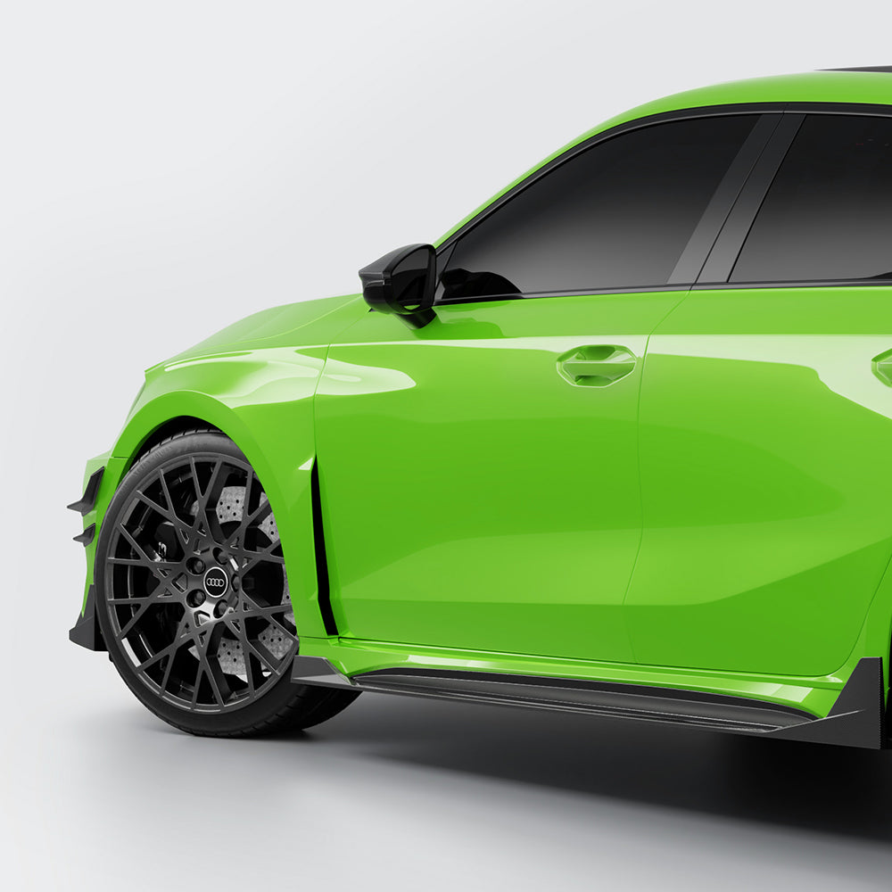 Carbon Spiegelkappen passend für Audi RS3 8Y Facelift – Carbon-Spiegeloptik