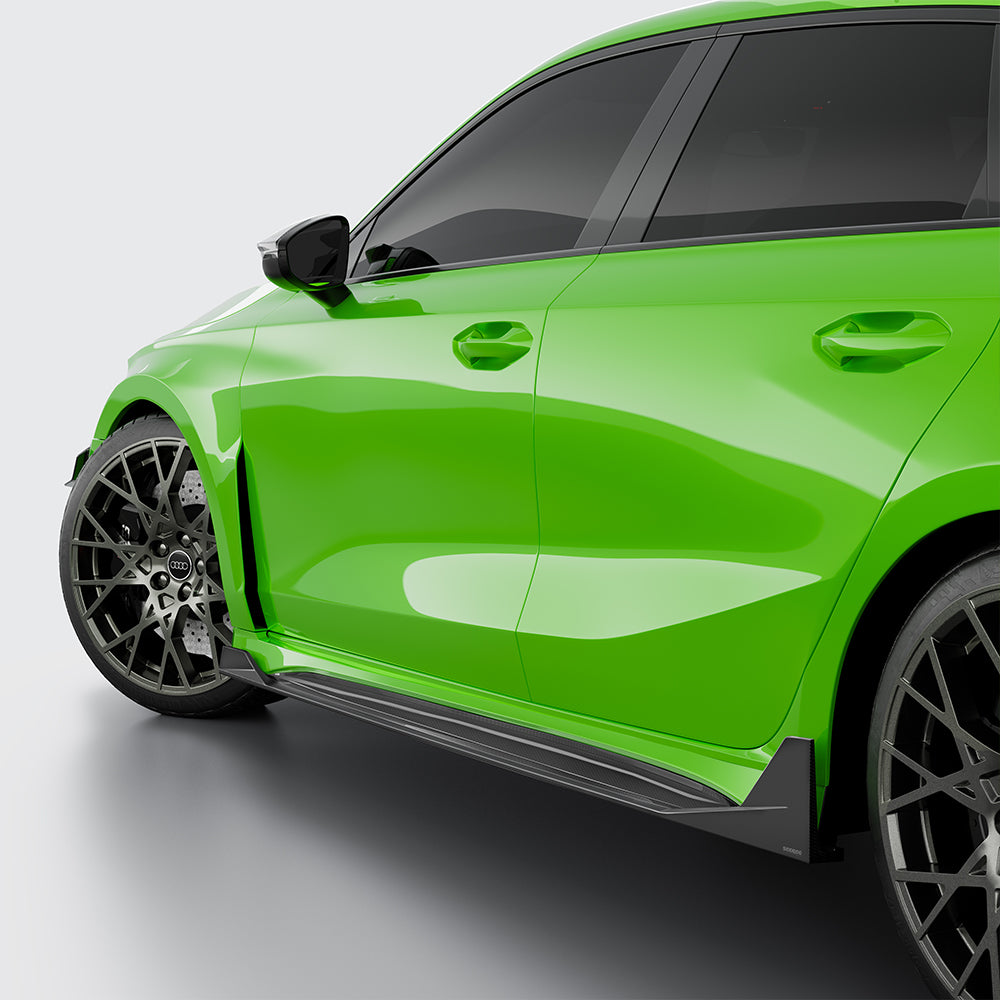 Carbon Seitenschweller passend für Audi RS3 8Y Facelift – Carbon-Seitenlinie