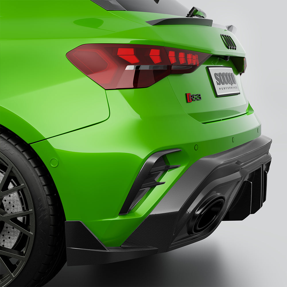 Carbon Heckansatz passend für Audi RS3 8Y LCI – Rear Aggression