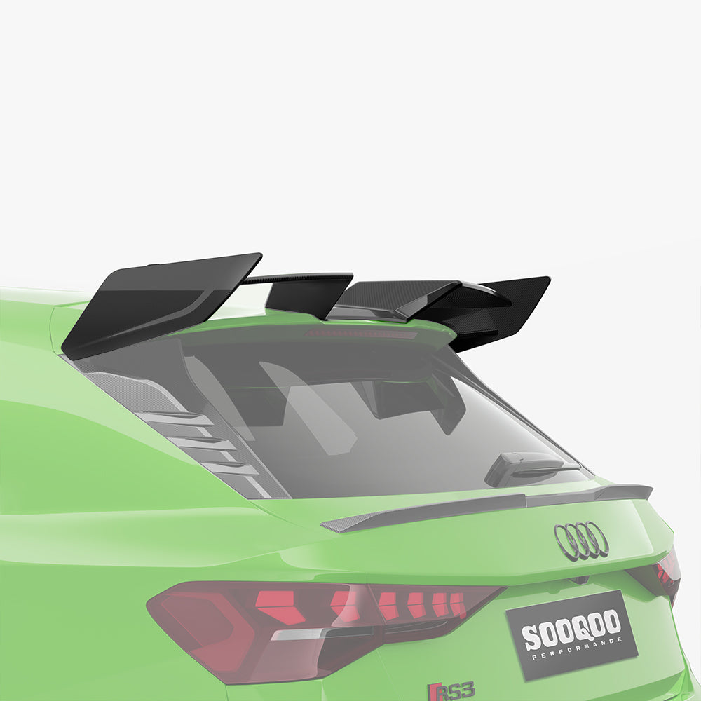 Carbon Heckspoiler passend für Audi RS3 8Y Facelift – Dry Carbon