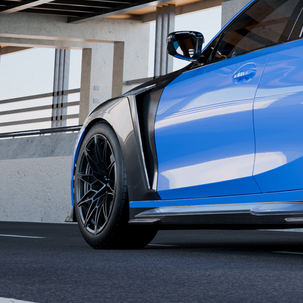 Carbon Kotflügel mit TÜV-Eintragung passend für BMW M3 G80/G81, Echtcarbon - Getsdowned