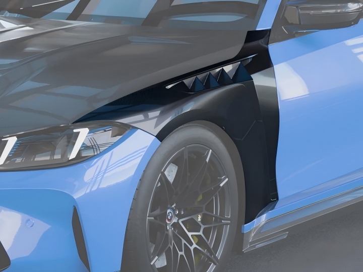 Carbon Kotflügel mit TÜV-Eintragung passend für BMW M3 G80/G81, Echtcarbon - Getsdowned