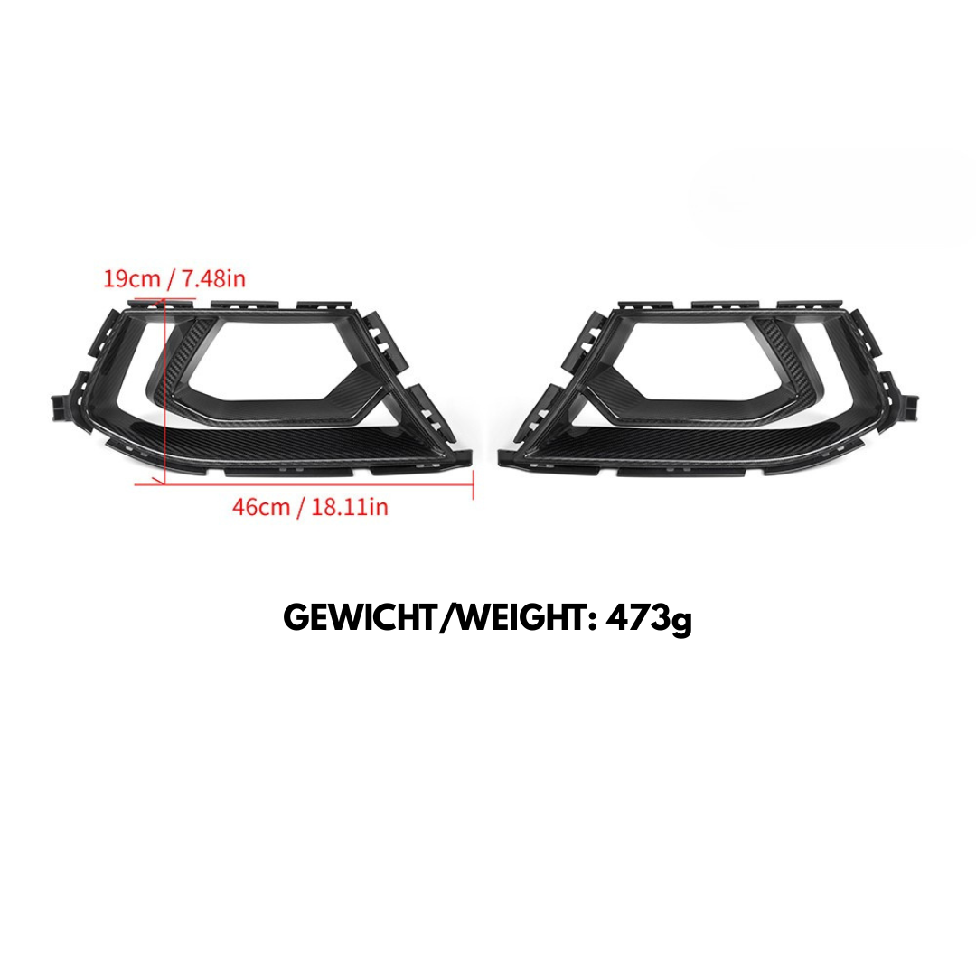 Dry Carbon Fronteinlässe für BMW M3 G80 G81 & M4 G82 G83