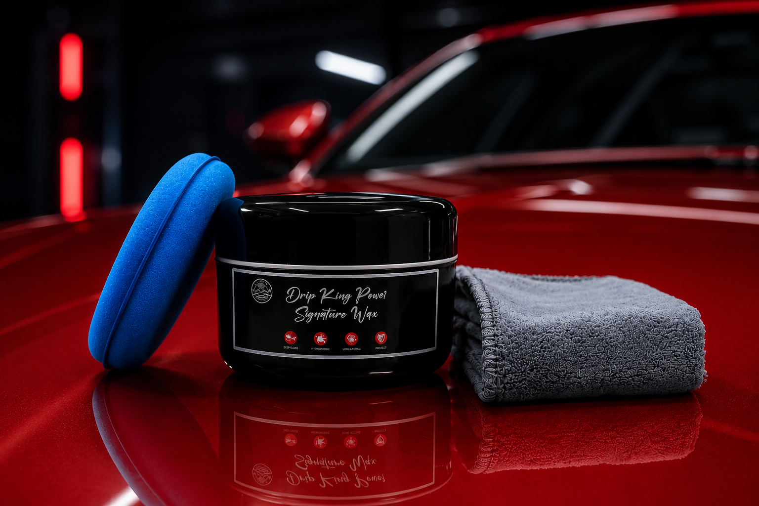 Drip King Signature Wax – 35% Carnauba Autowachs 200 ml