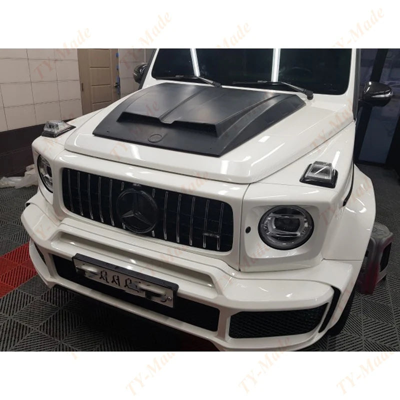 Carbon Fiber Motorhaubenabdeckung passend für Benz G Class W464