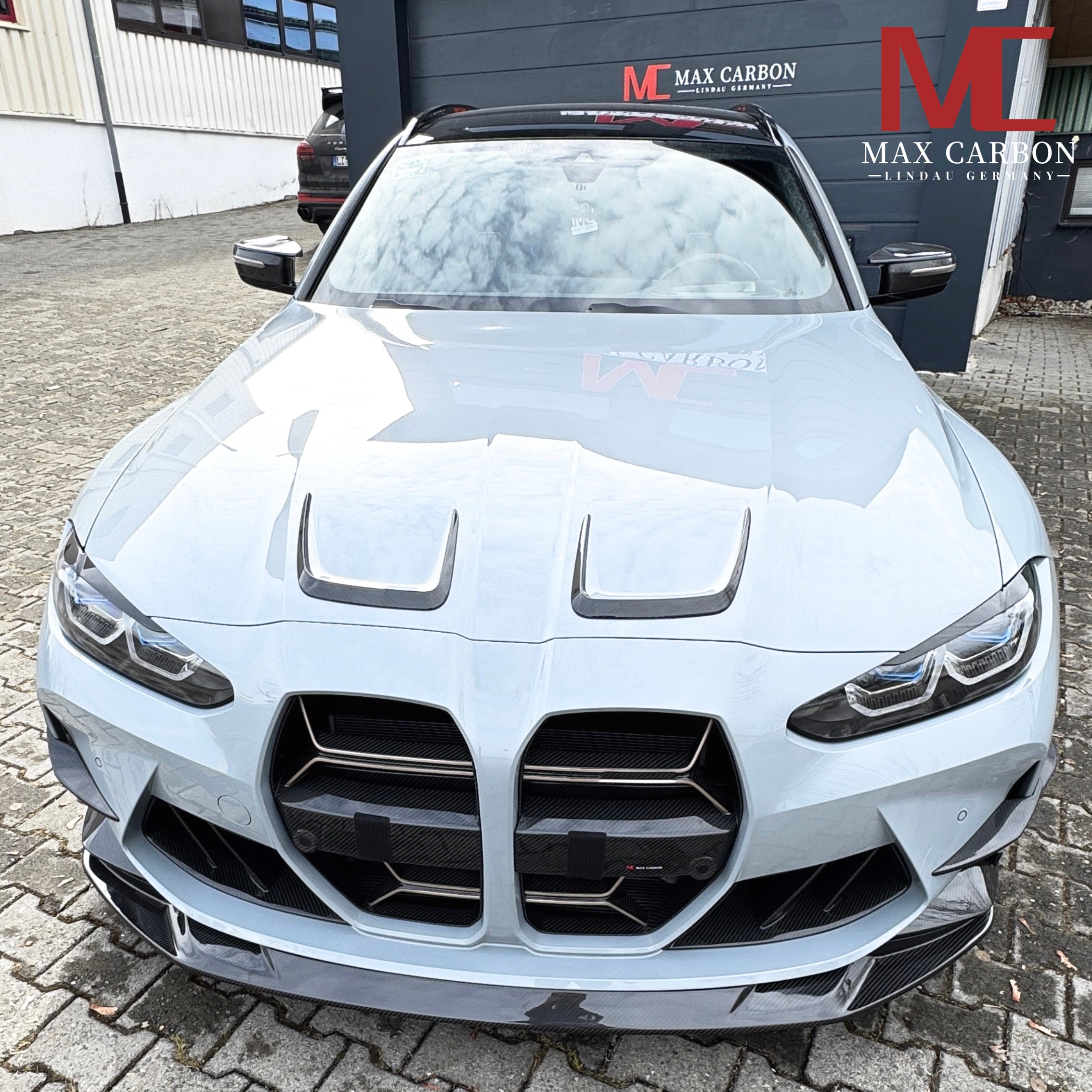 Dry-Carbon Frontlippe VR passend für BMW M3 G80 / G81 / M4 G82 / G83 – Aggressive Front-Splitter