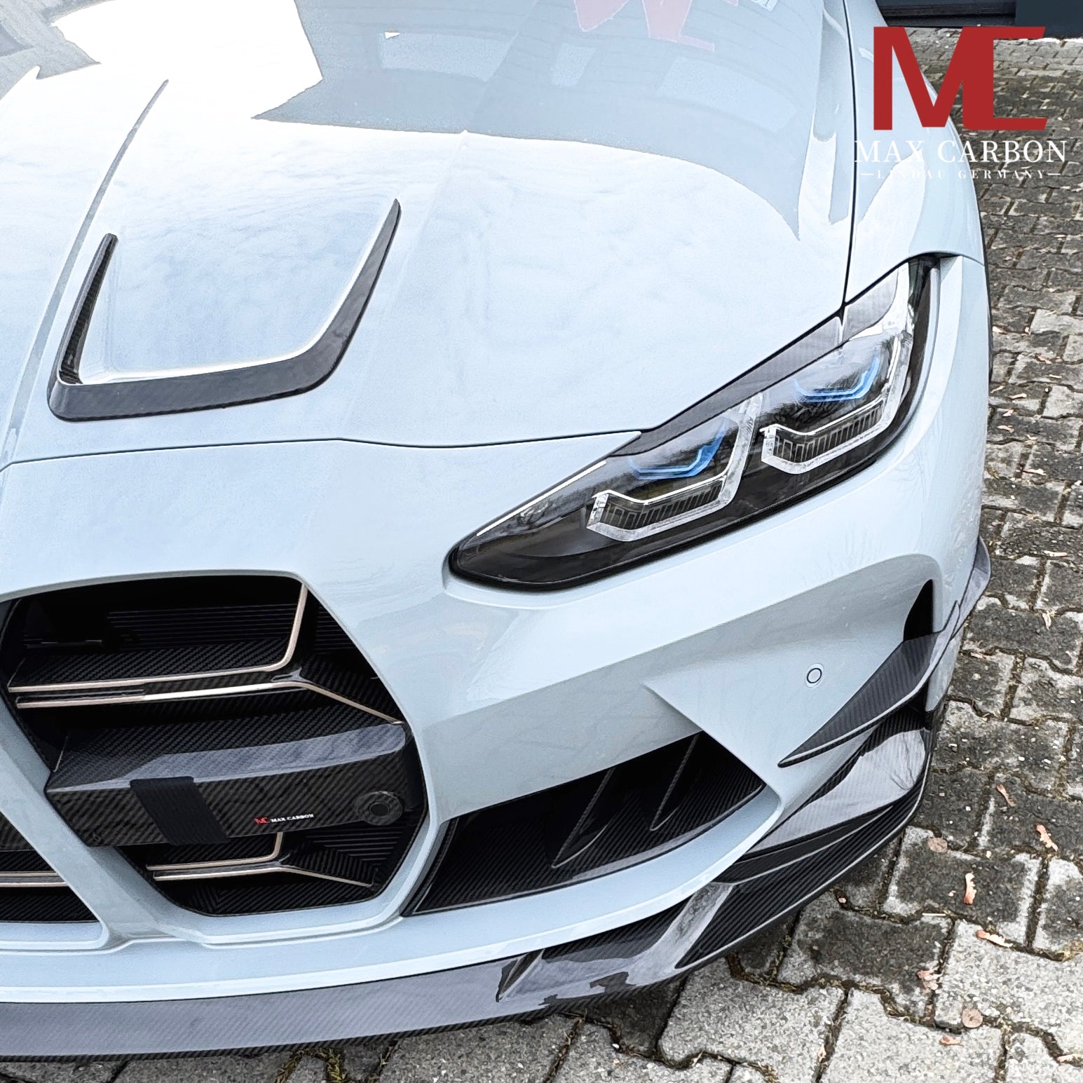 Dry-Carbon Frontlippe VR passend für BMW M3 G80 / G81 / M4 G82 / G83 – Aggressive Front-Splitter