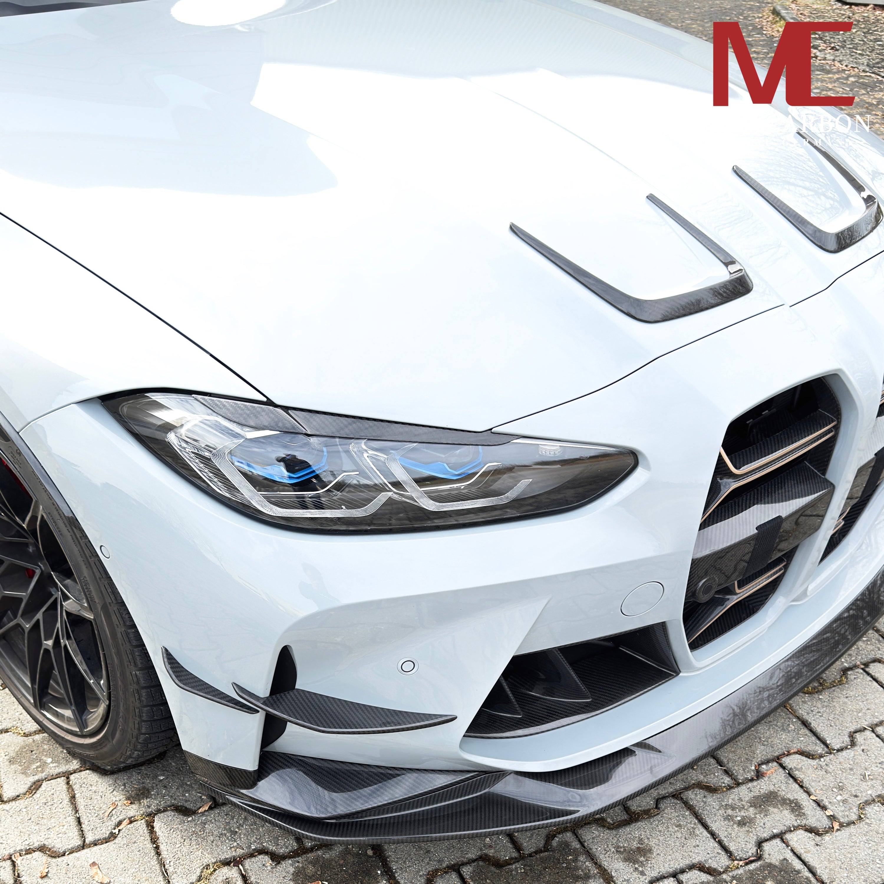 Dry Carbon Frontansatz "Ecke" für BMW M3 G80 G81 / M4 G82 G83
