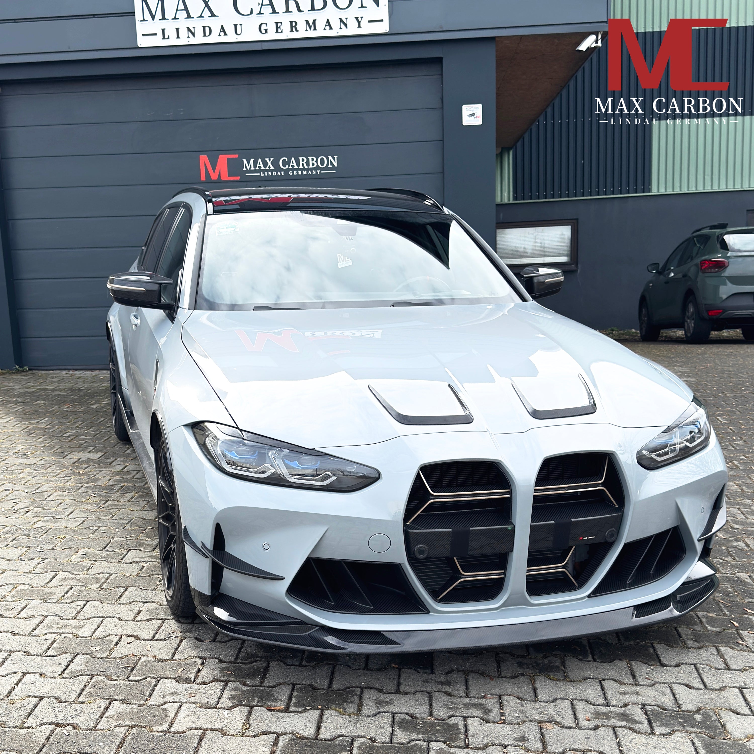 Dry-Carbon Frontlippe VR passend für BMW M3 G80 / G81 / M4 G82 / G83 – Aggressive Front-Splitter