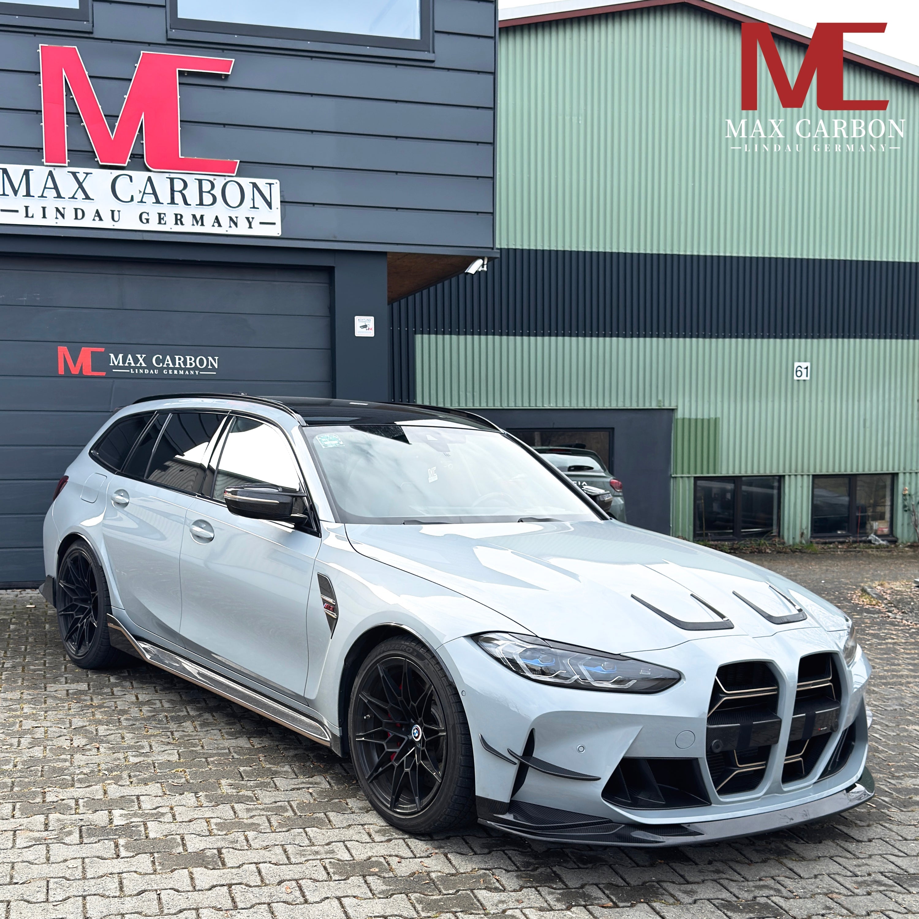 Dry-Carbon Frontlippe VR passend für BMW M3 G80 / G81 / M4 G82 / G83 – Aggressive Front-Splitter
