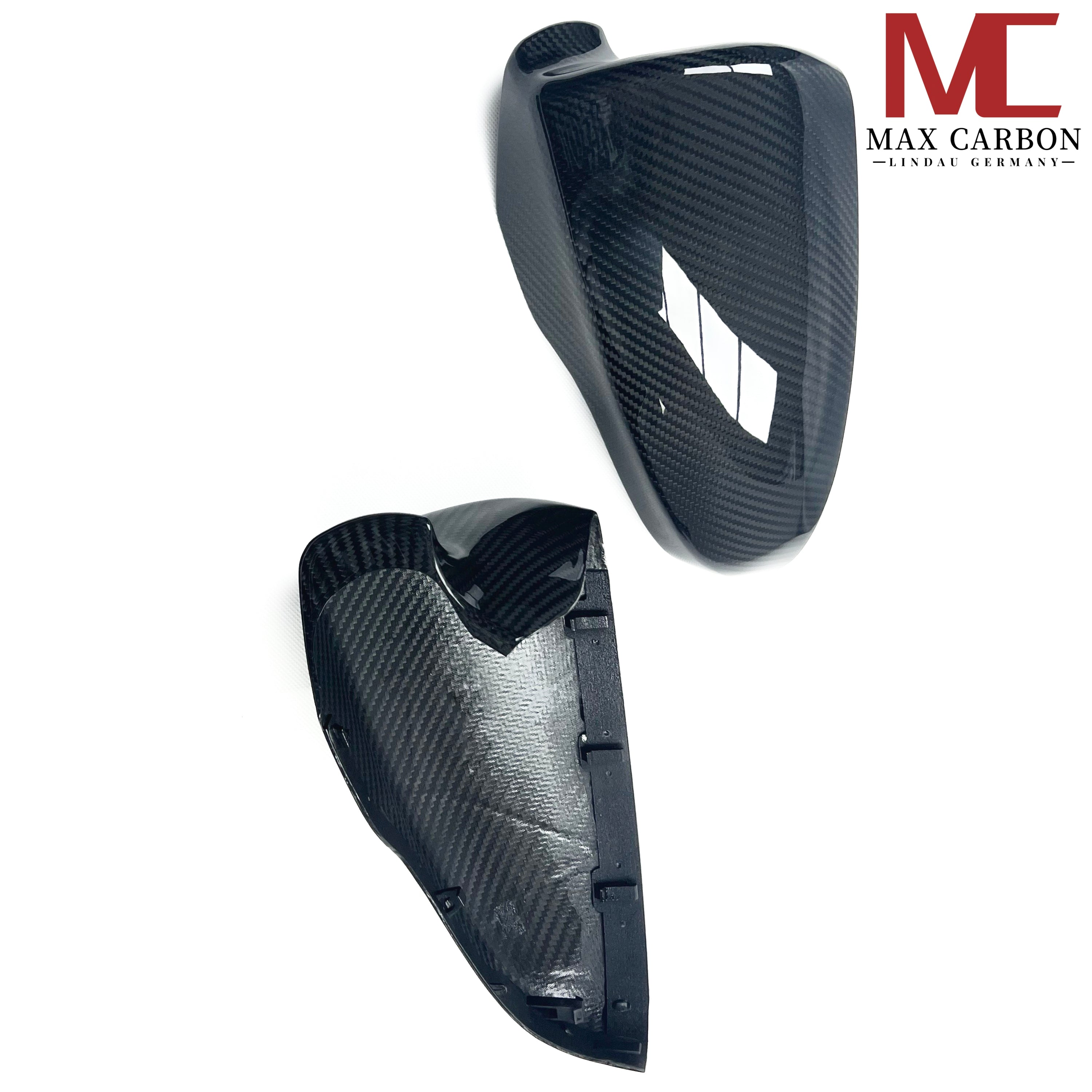 Dry-Carbon Spiegelkappen passend für BMW M5 F10 & M6 F12 F13 F06 – Carbon statt Lack