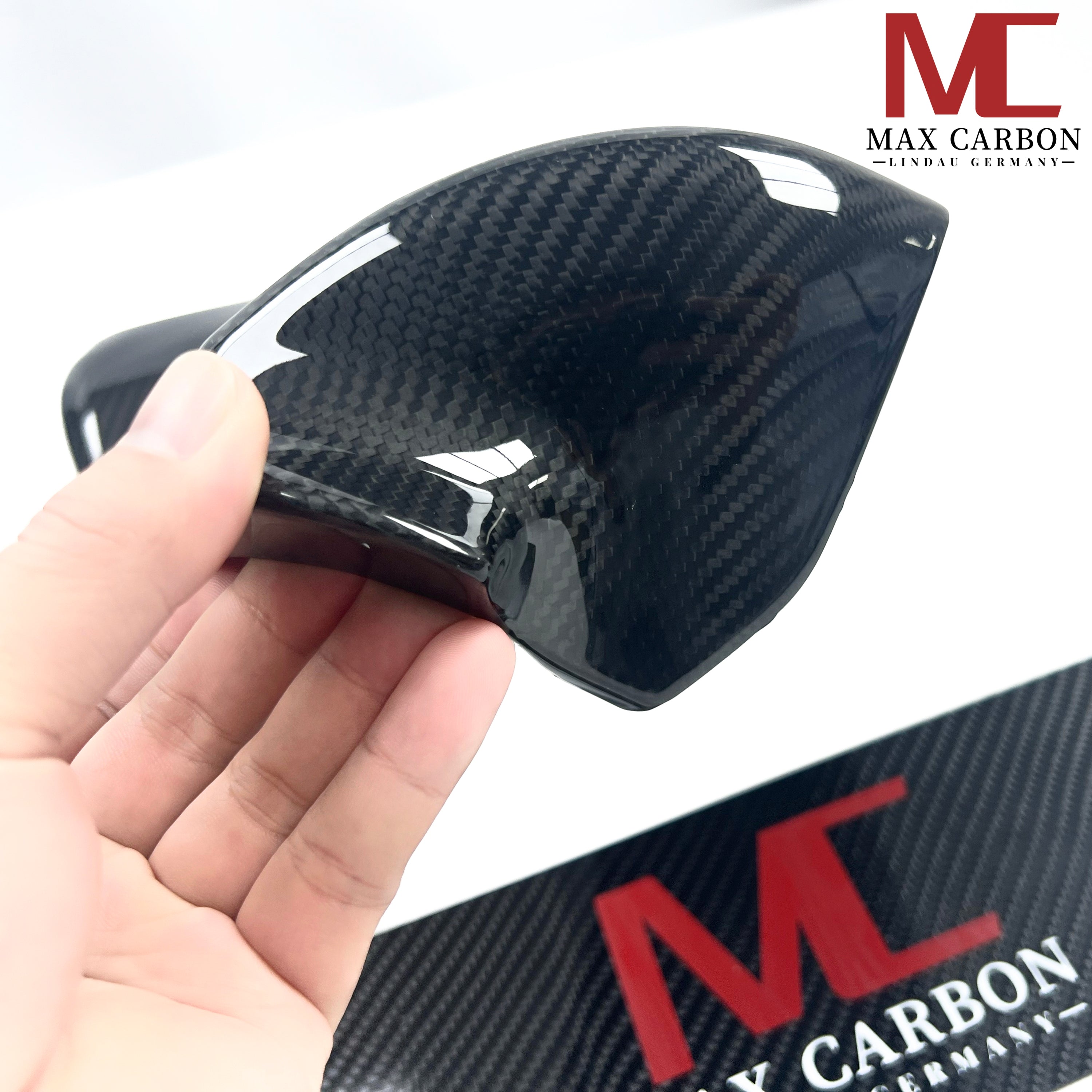Dry-Carbon Spiegelkappen passend für BMW M5 F10 & M6 F12 F13 F06 – Carbon statt Lack