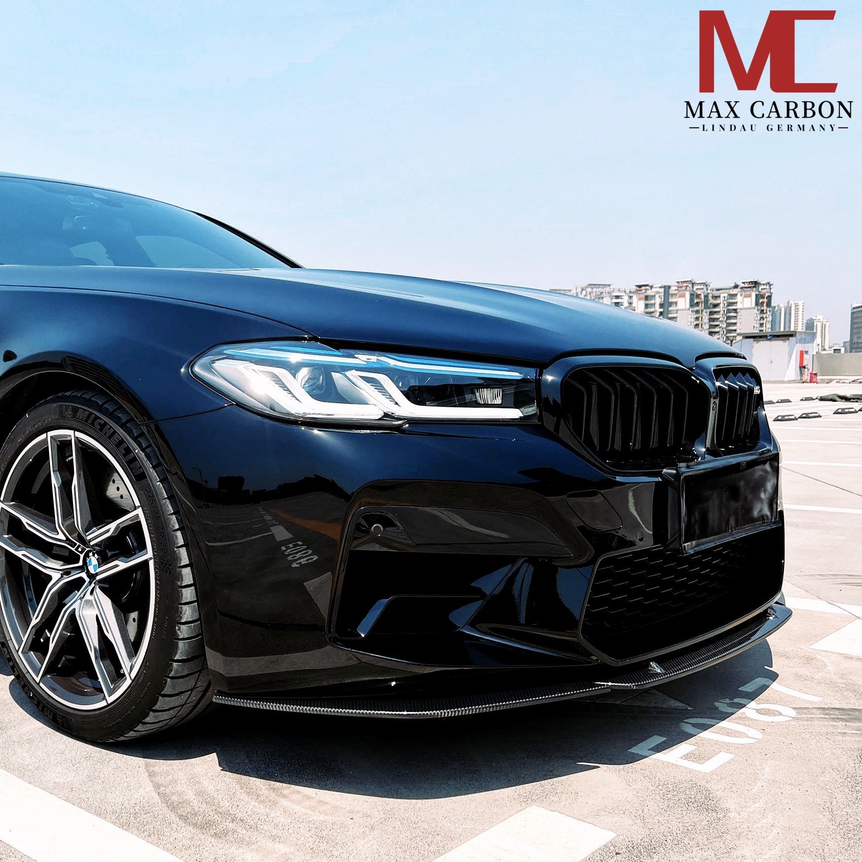 Dry Carbon Frontlippe für BMW M5 F90 LCI + Competition - V3
