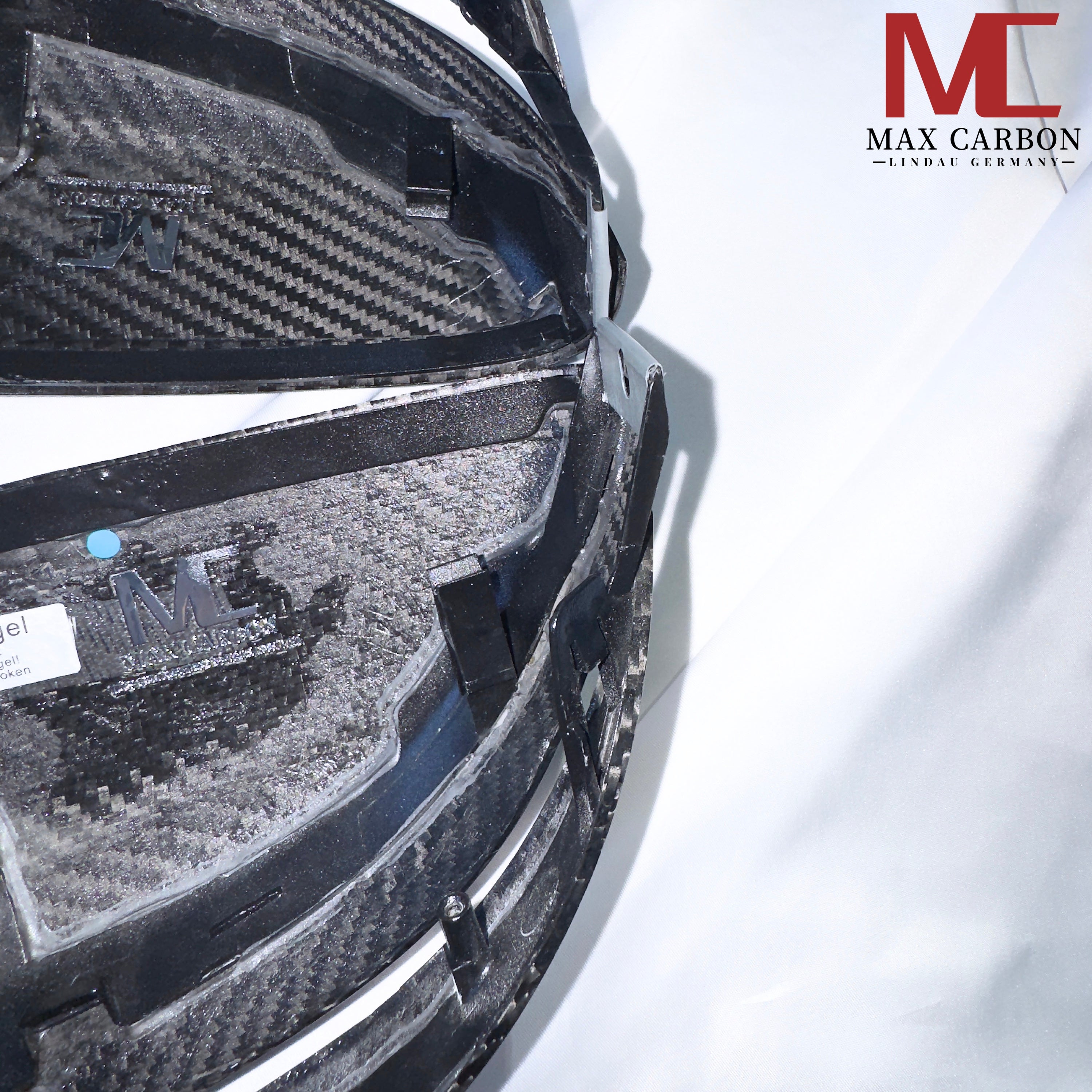Dry-Carbon Spiegelkappen passend für BMW M5 F90 / M8 F91-F93 / M850i LCI / M550i G30 G31 + LCI – Carbon Mirror Caps