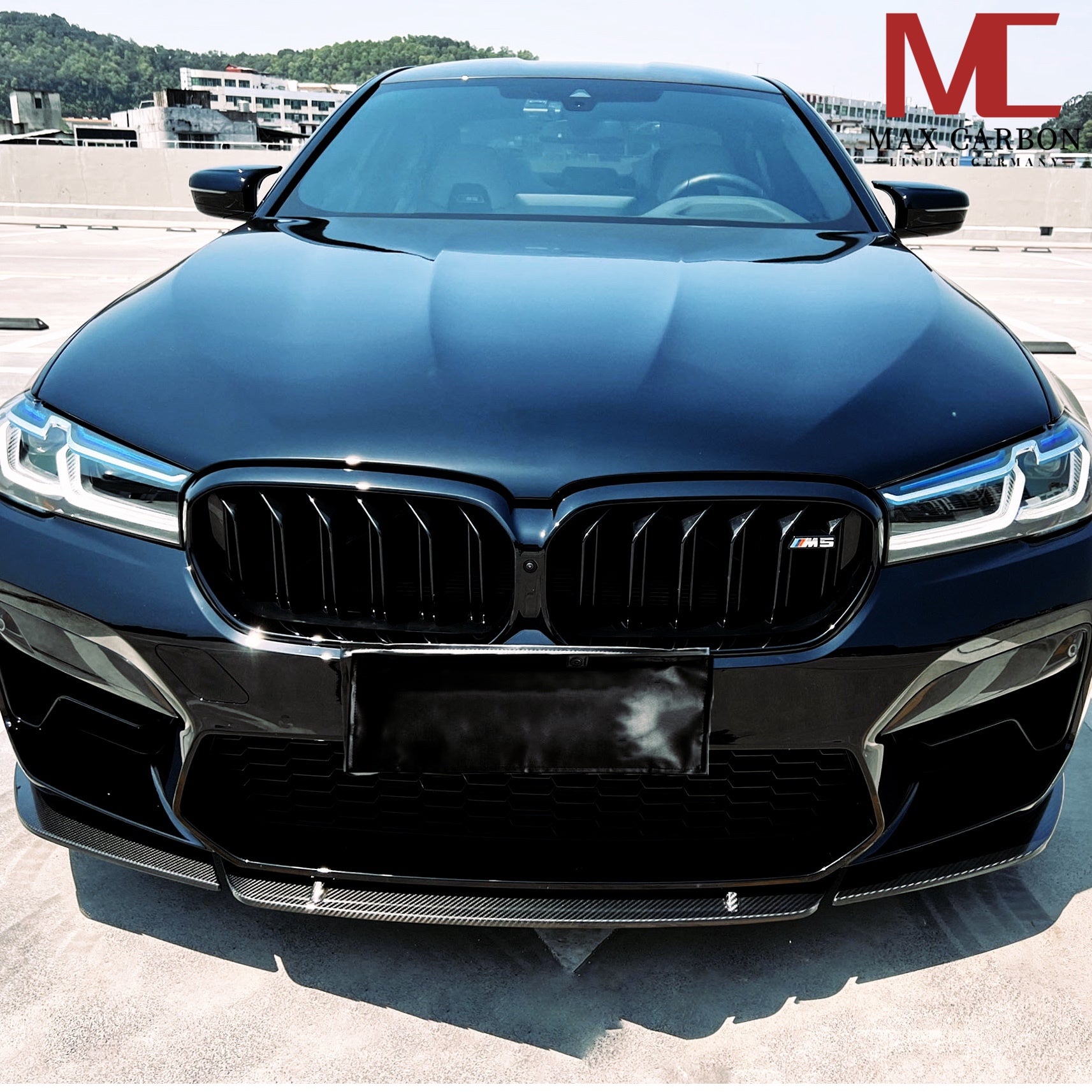 Dry Carbon Frontlippe für BMW M5 F90 LCI + Competition - V3