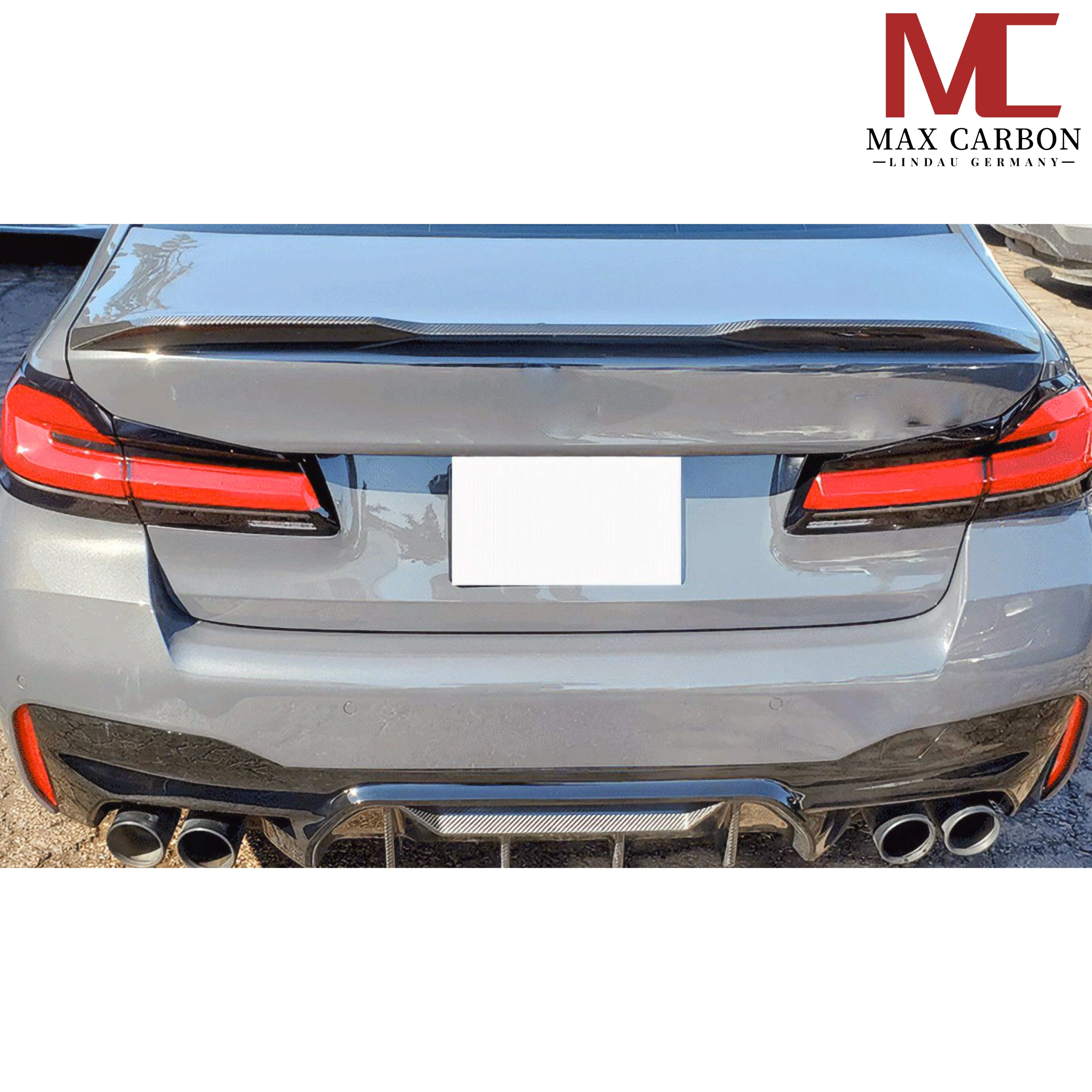 Dry-Carbon Heckspoiler Ducktail passend für BMW M5 F90 / 5er G30 + LCI – Aggressive Heck-Optik