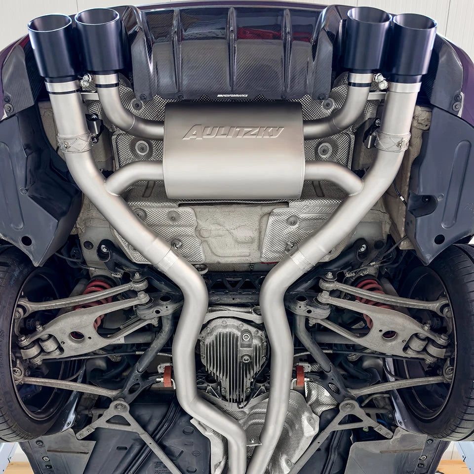 Aulitzky Abgasanlage passend für BMW M3/M4 F8x (ECE) - Getsdowned