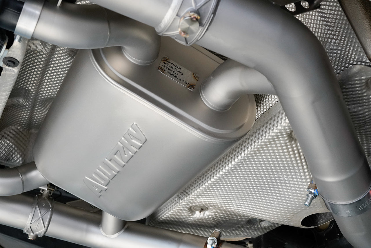 Aulitzky Abgasanlage passend für BMW M3/M4 F8x (ECE) - Getsdowned