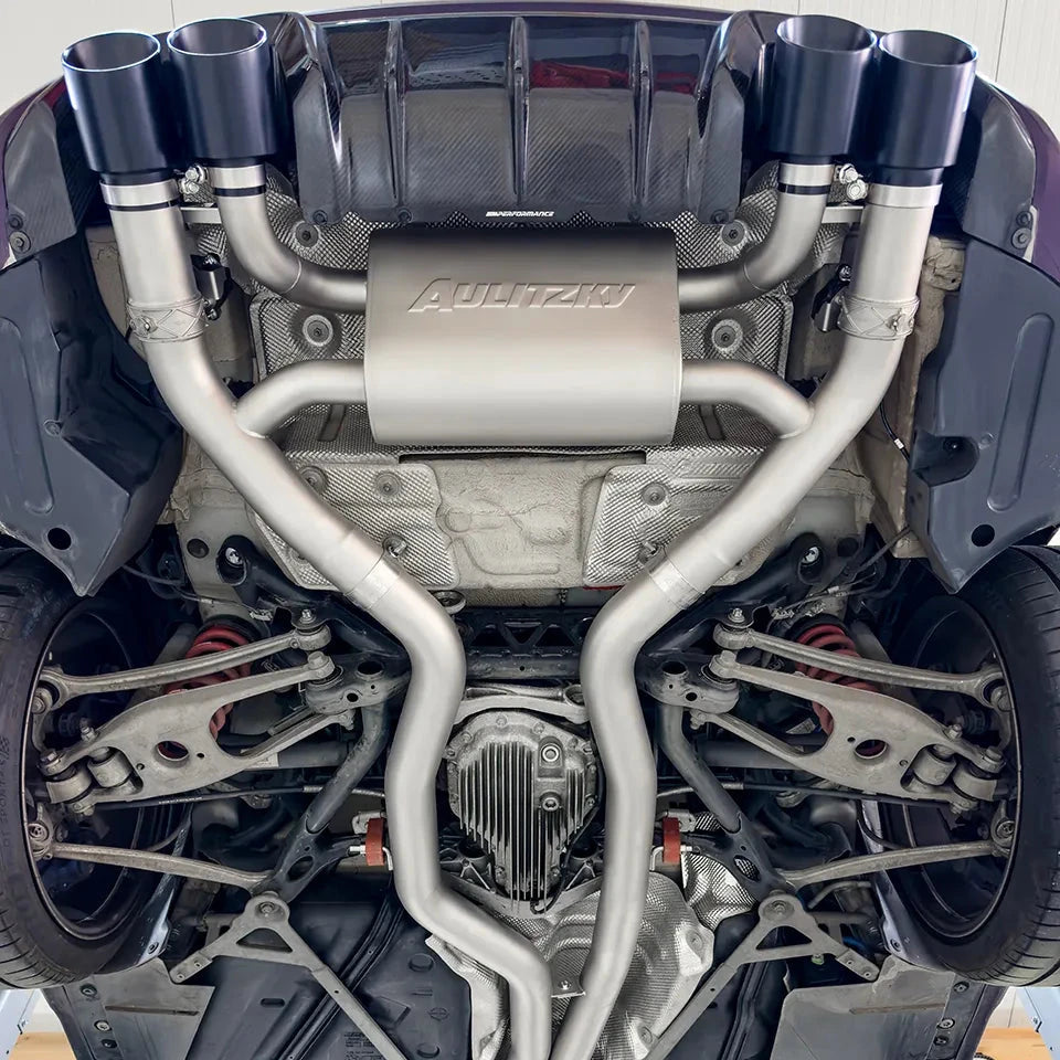 Aulitzky Abgasanlage passend für BMW M2 F87 Competition S55 (ECE) - Getsdowned