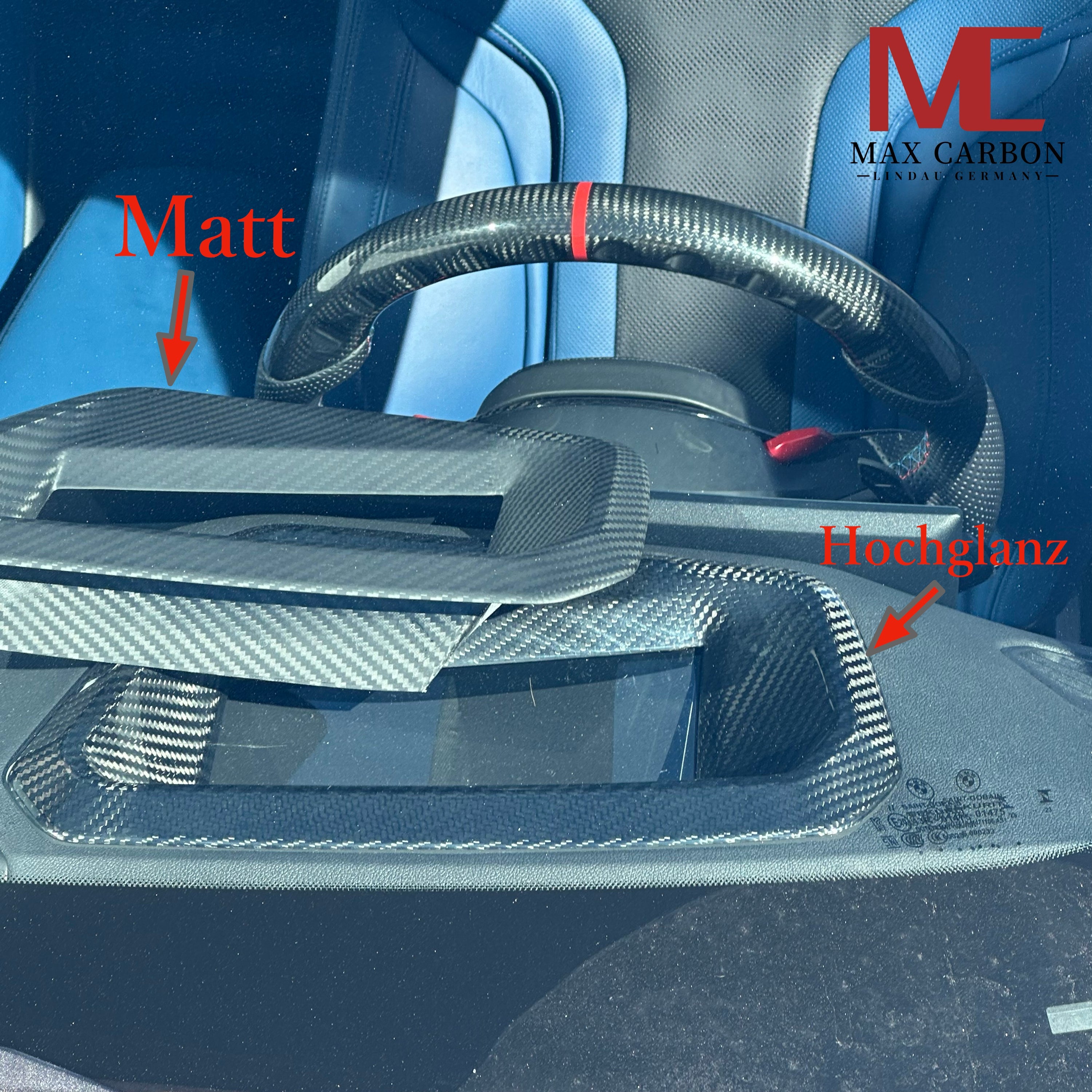 Carbon Head-Up-Display-Cover passend für BMW M2 G87/M3 G80/G81 u.a.