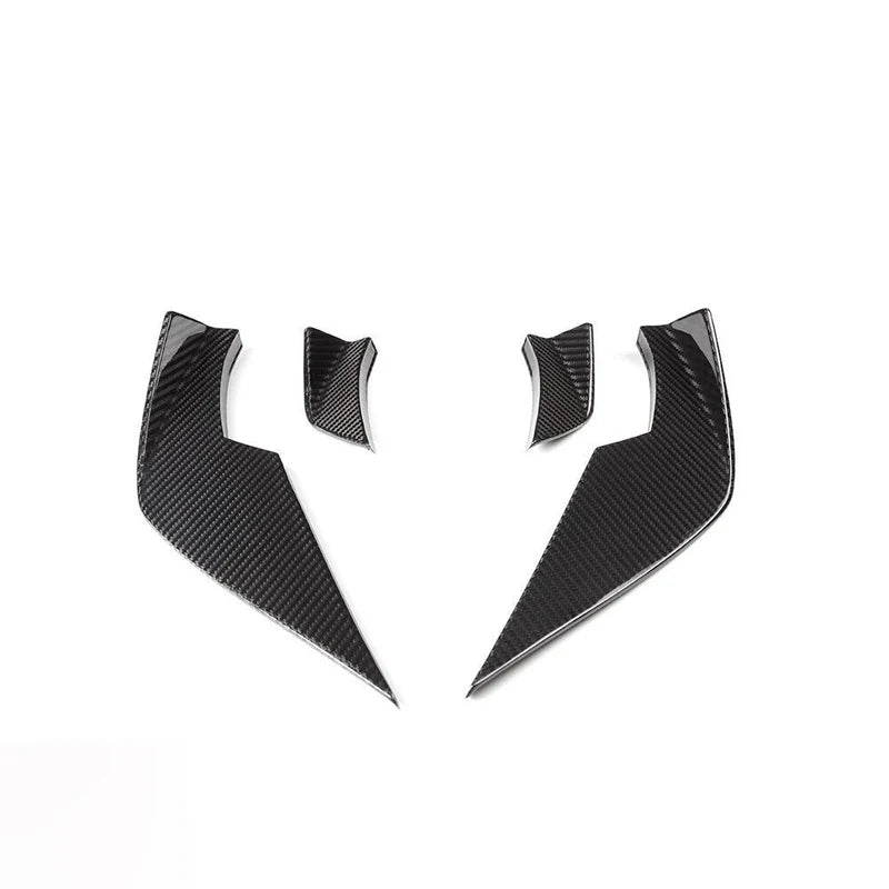 4PCS Carbon Fiber Side Flaps passend für BMW M3 M4 G80 G82 G83