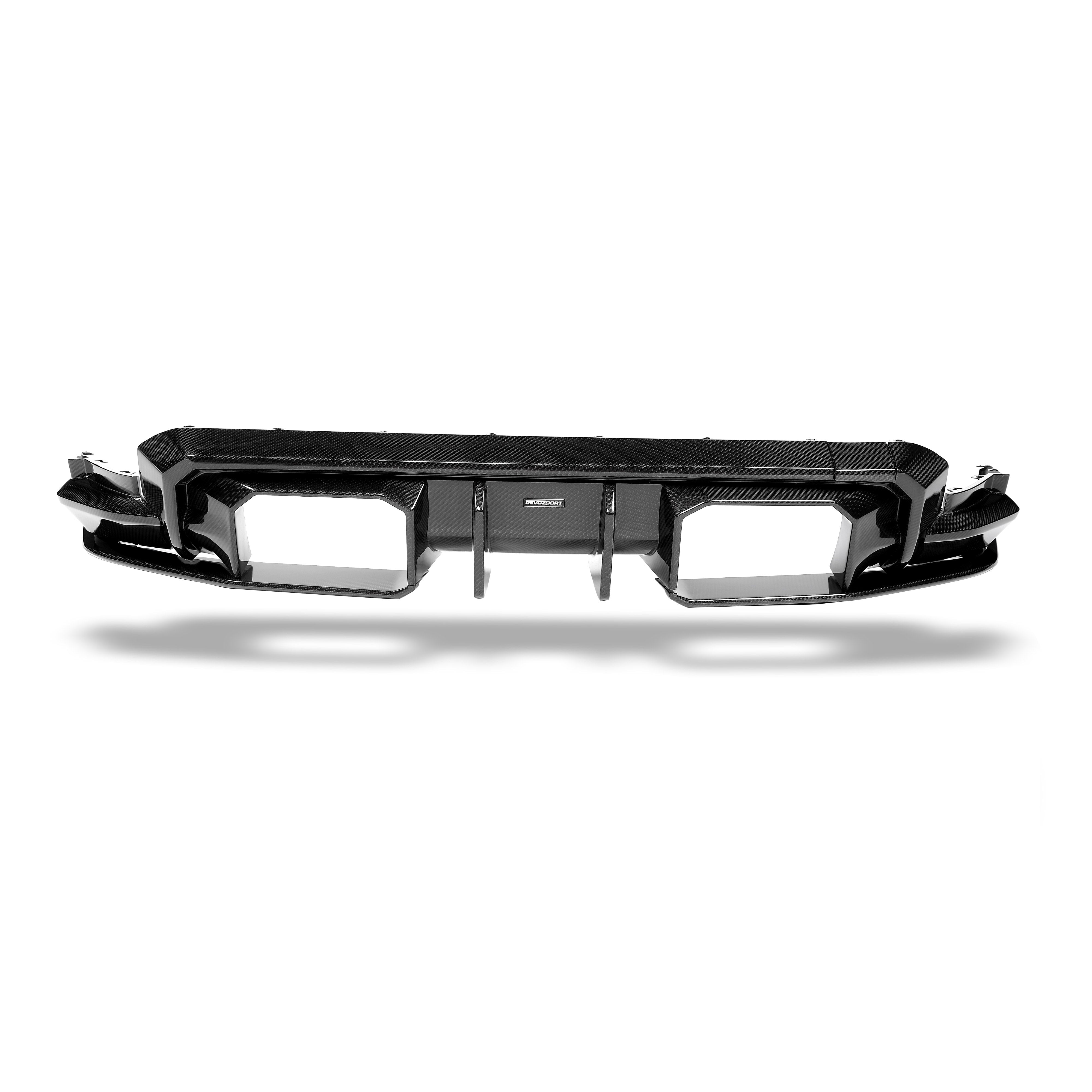 Dry-Carbon Heckdiffusor passend für BMW M3/M4 G80-G83 – Aerodynamik mit Struktur
