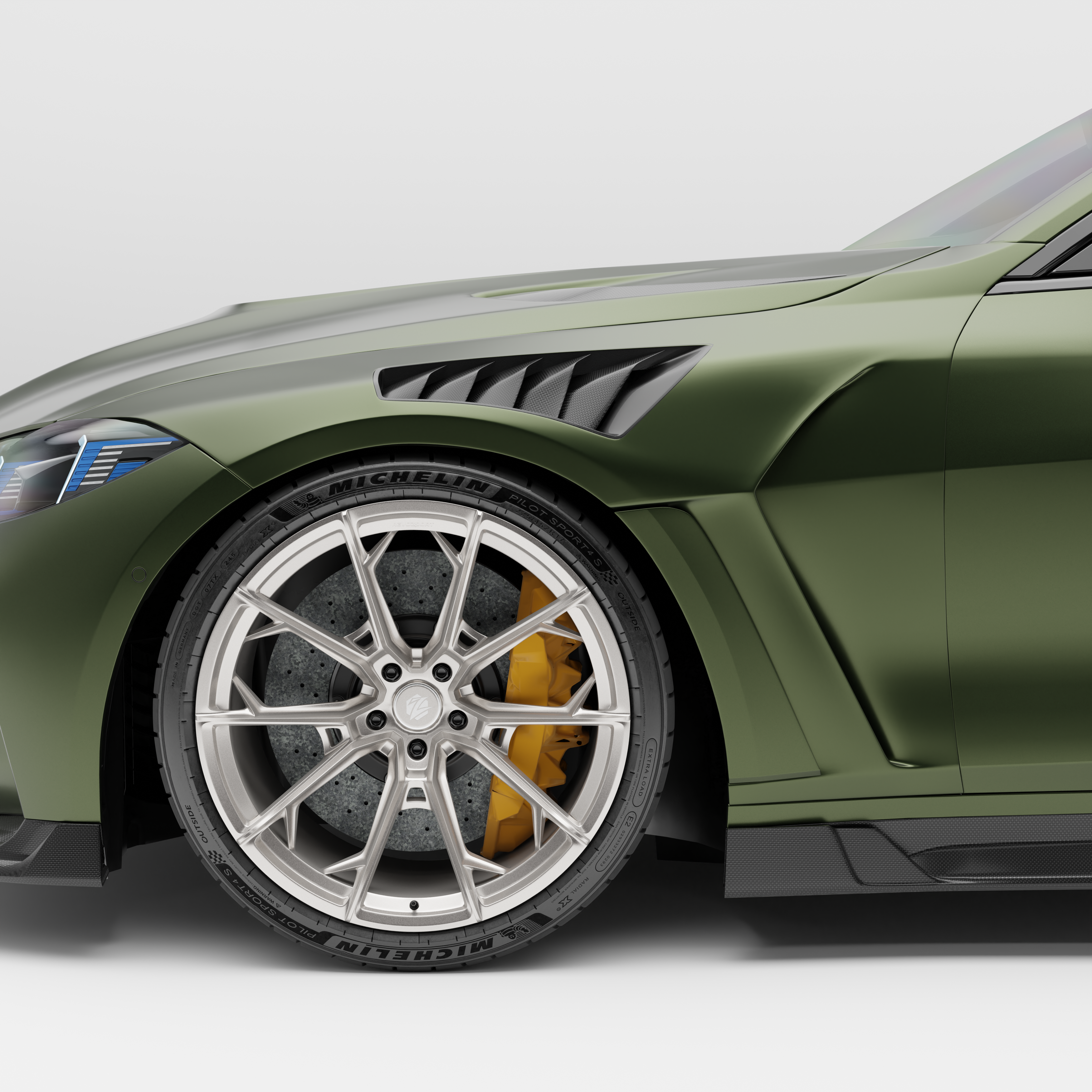 Dry-Carbon Seitenschweller passend für BMW M4 G82-G83 – breite aggressive Seitenlinie
