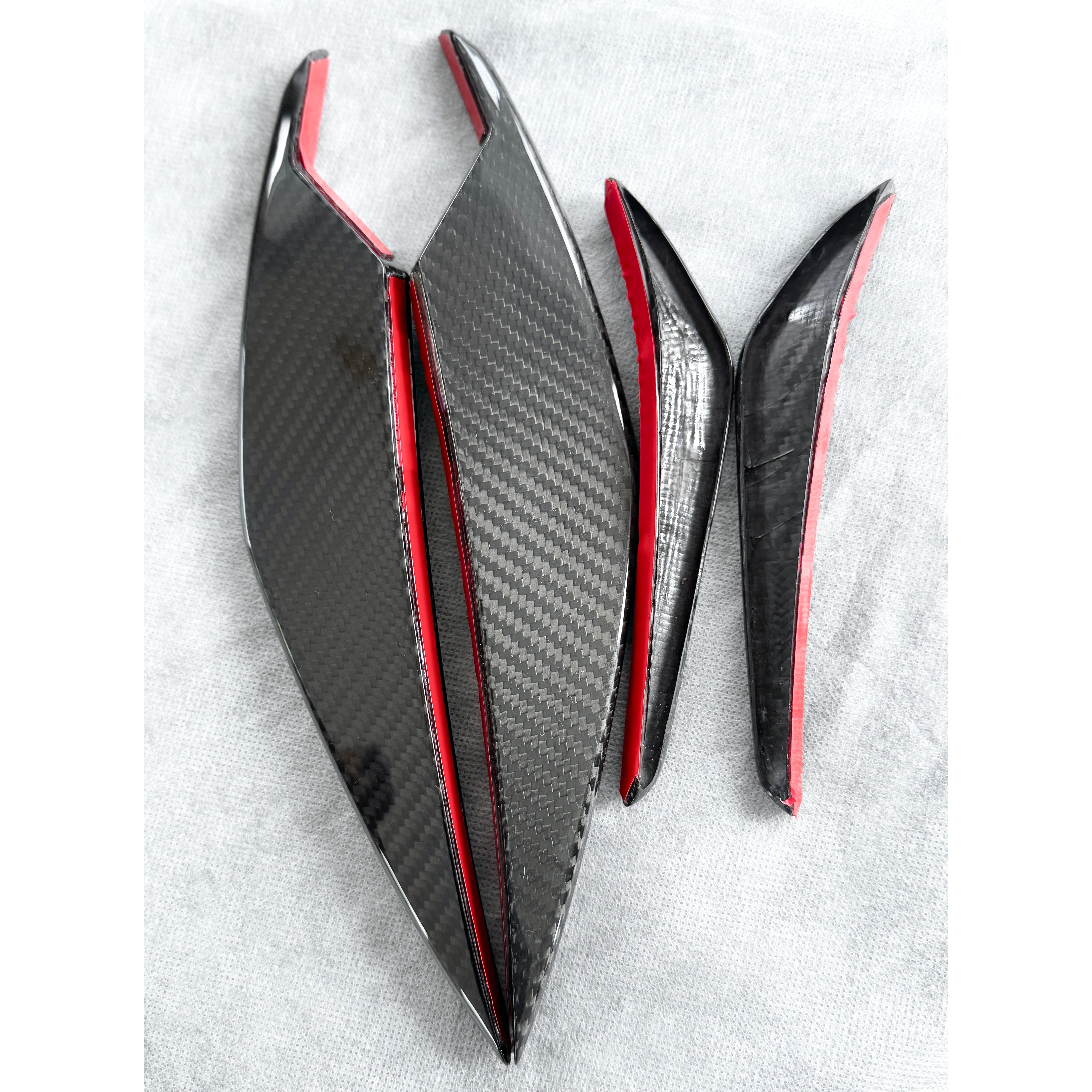 Dry Carbon Front Canards passend für BMW M3 / M4 G80 G81 G82 G83 - Getsdowned