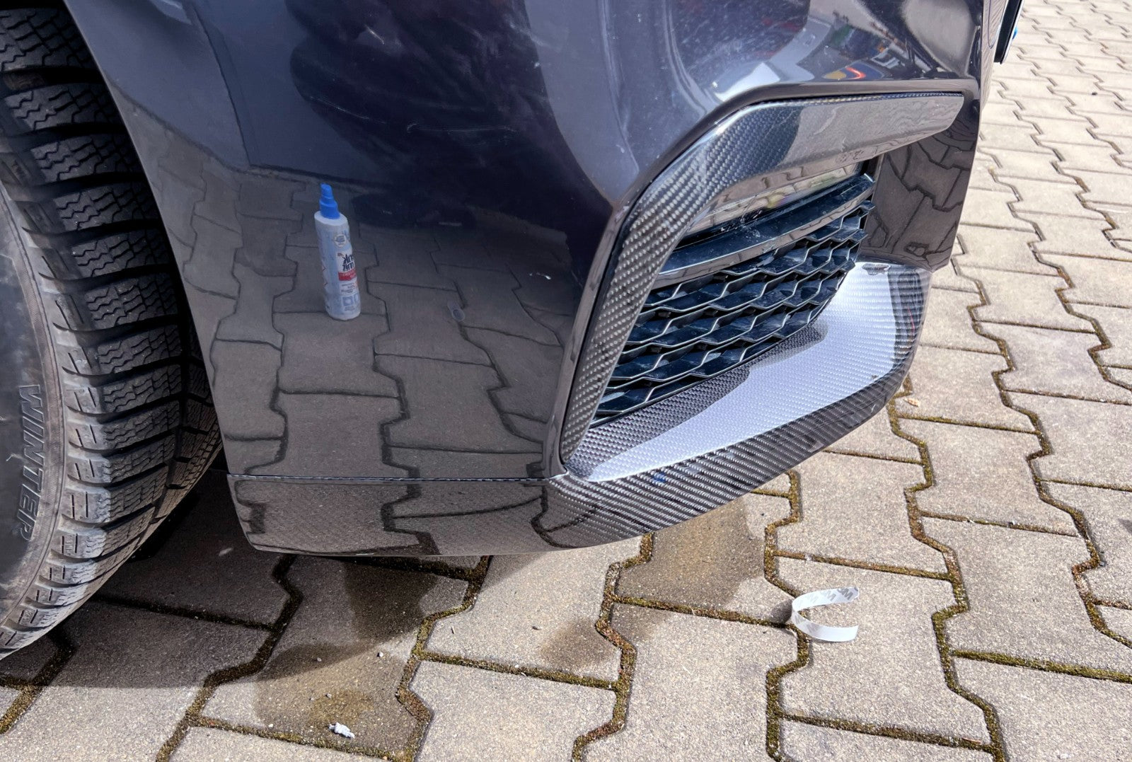 Dry CARBON Front Flaps Frontlippe passend für BMW G30 G31 mit M Paket vor LCI - Getsdowned