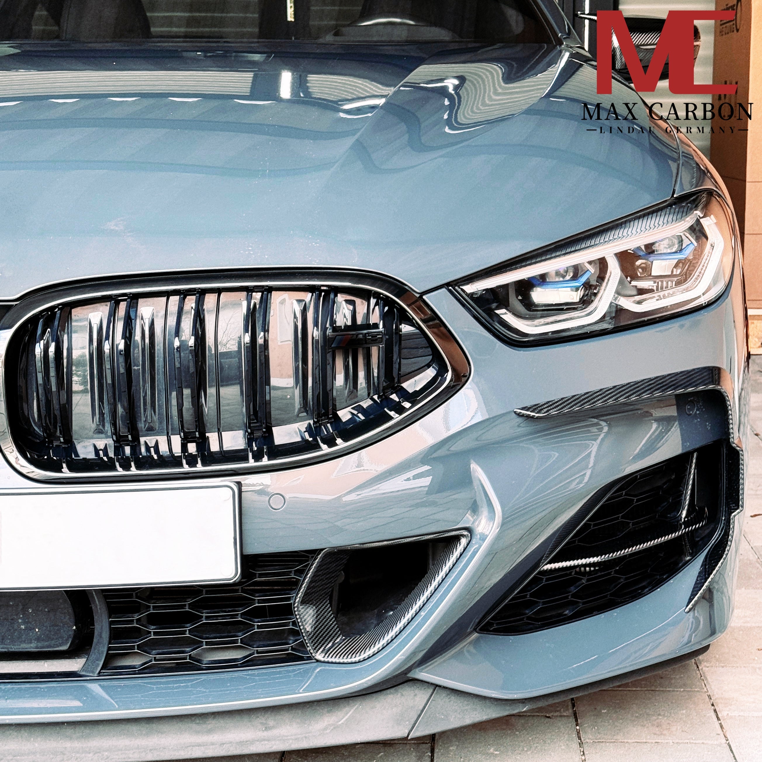 DRY CARBON PrePreg Front Lip Flick passend für BMW G14 G15 G16 M850i 840i 840d - Getsdowned