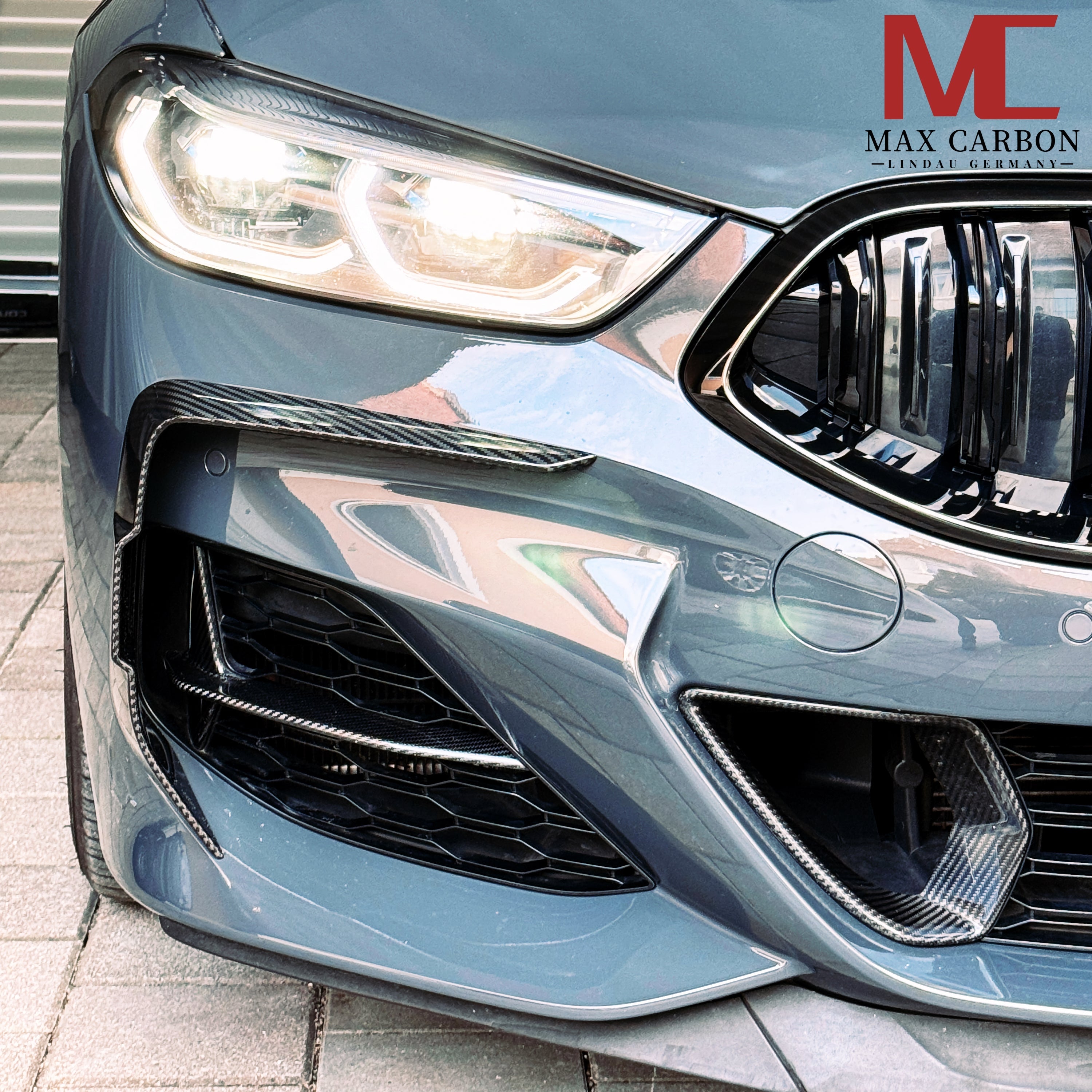 DRY CARBON PrePreg Front Lip Flick passend für BMW G14 G15 G16 M850i 840i 840d - Getsdowned