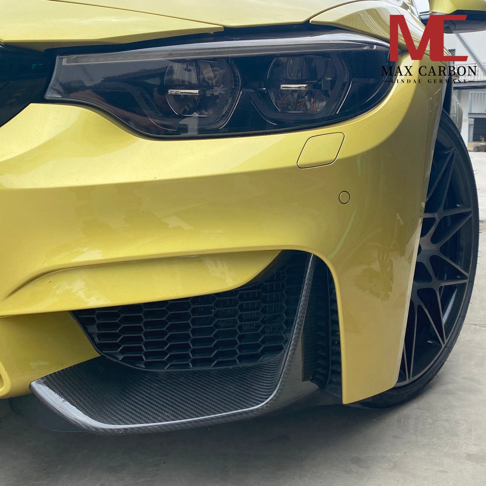 Dry Carbon Frontblenden "L-Form" für BMW M3 F80 M4 F82 F83 - Getsdowned