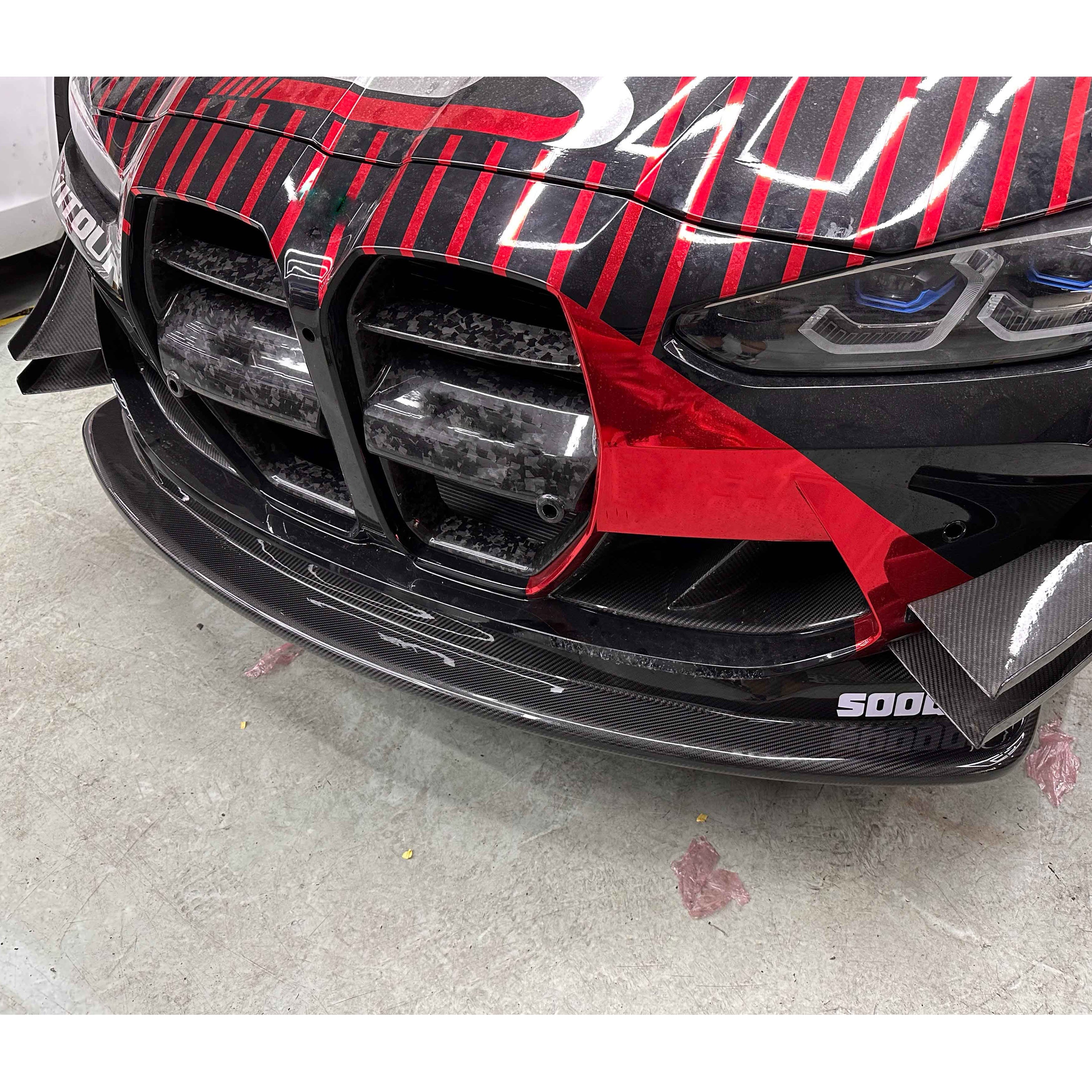 Dry Carbon Frontlippe "GT4 Style" passend für BMW M3 G80 G81 / M4 G82 G83 - Getsdowned