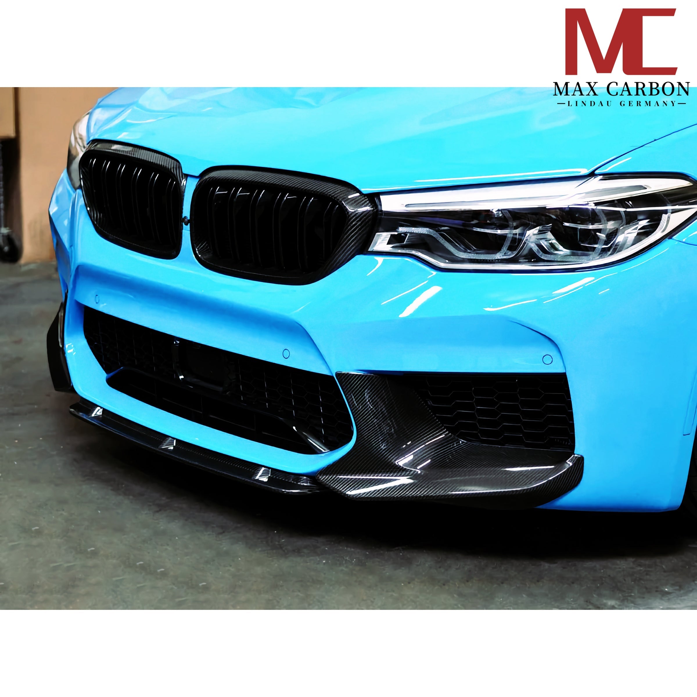 Dry Carbon kleine Frontlippe für BMW M5 F90 - Pre LCI - Getsdowned