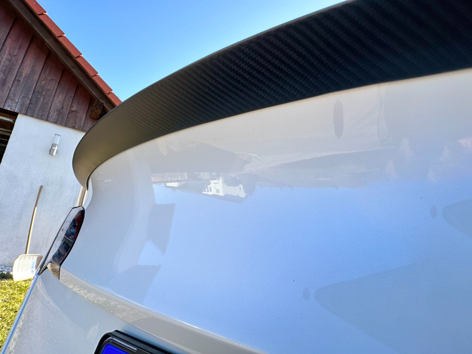 MAX CARBON Performance  Abrisskannte Lippe Heckspoiler rear Spoiler passend für TESLA MODEL 3 - Getsdowned