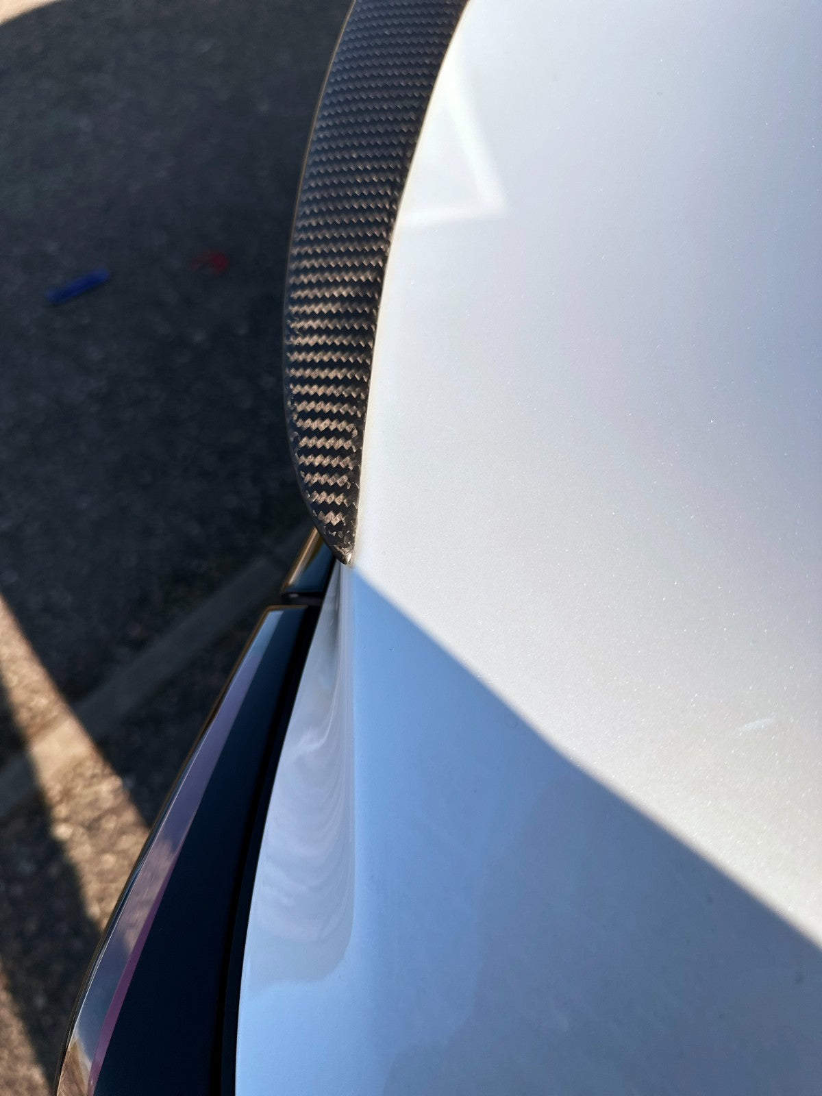 MAX CARBON Performance  Abrisskannte Lippe Heckspoiler rear Spoiler passend für TESLA MODEL 3 - Getsdowned
