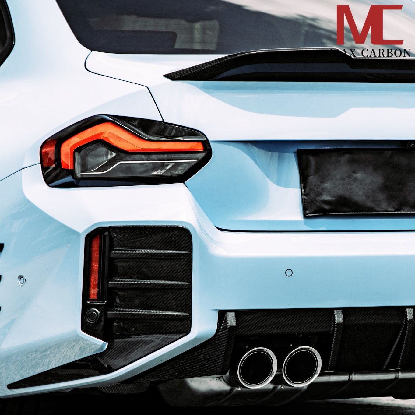 Dry Carbon Heckansatz passend für BMW M2 G87 - Getsdowned
