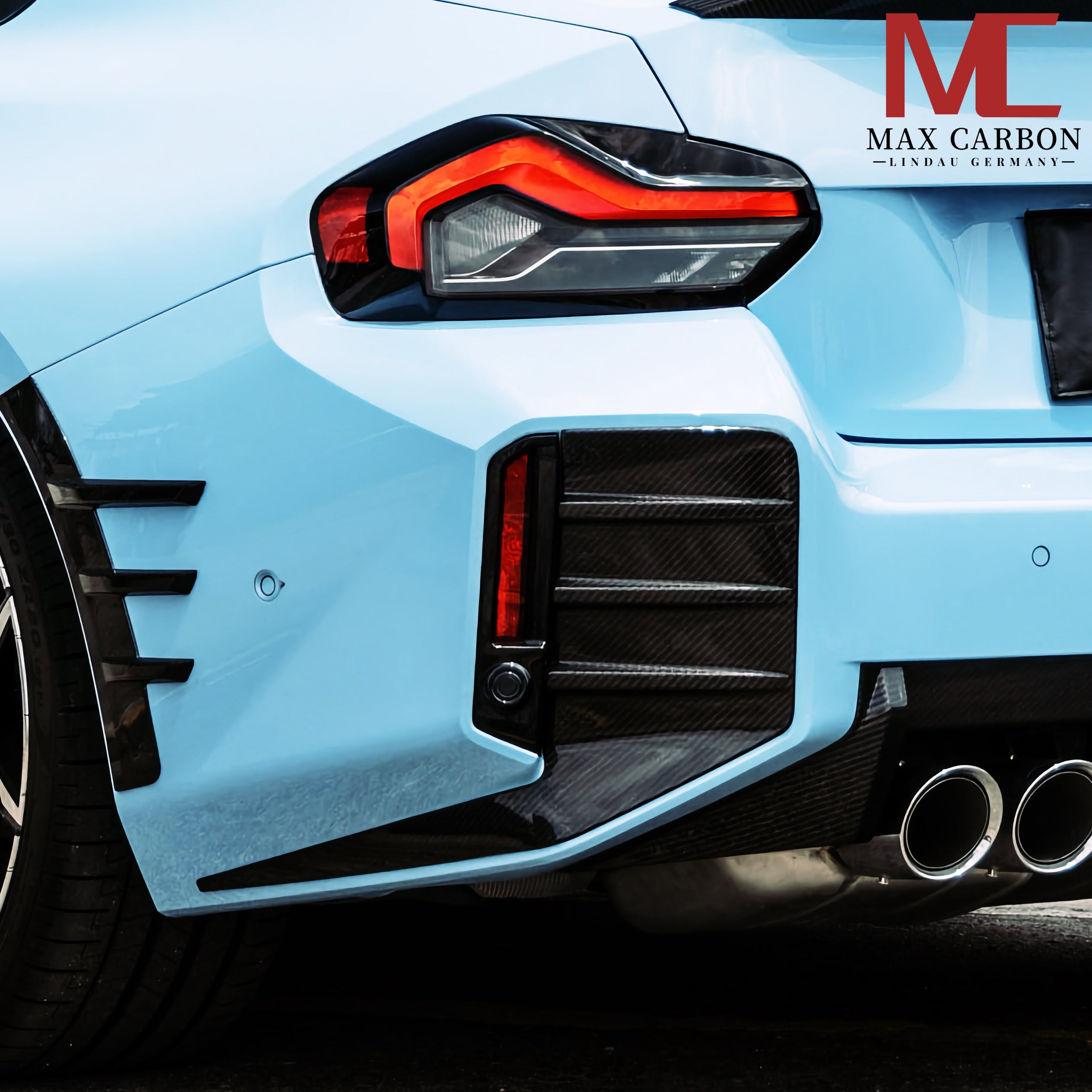Dry Carbon Heckansatz passend für BMW M2 G87 - Getsdowned