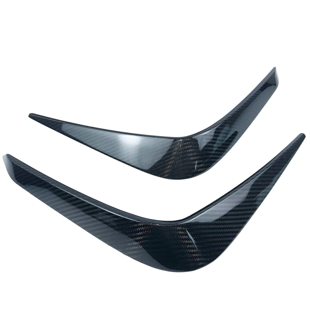 Dry Carbon Heckansatz Front AERO FLICK L Form passend für BMW M3 G80 G81 M4 G82 G83 - Getsdowned