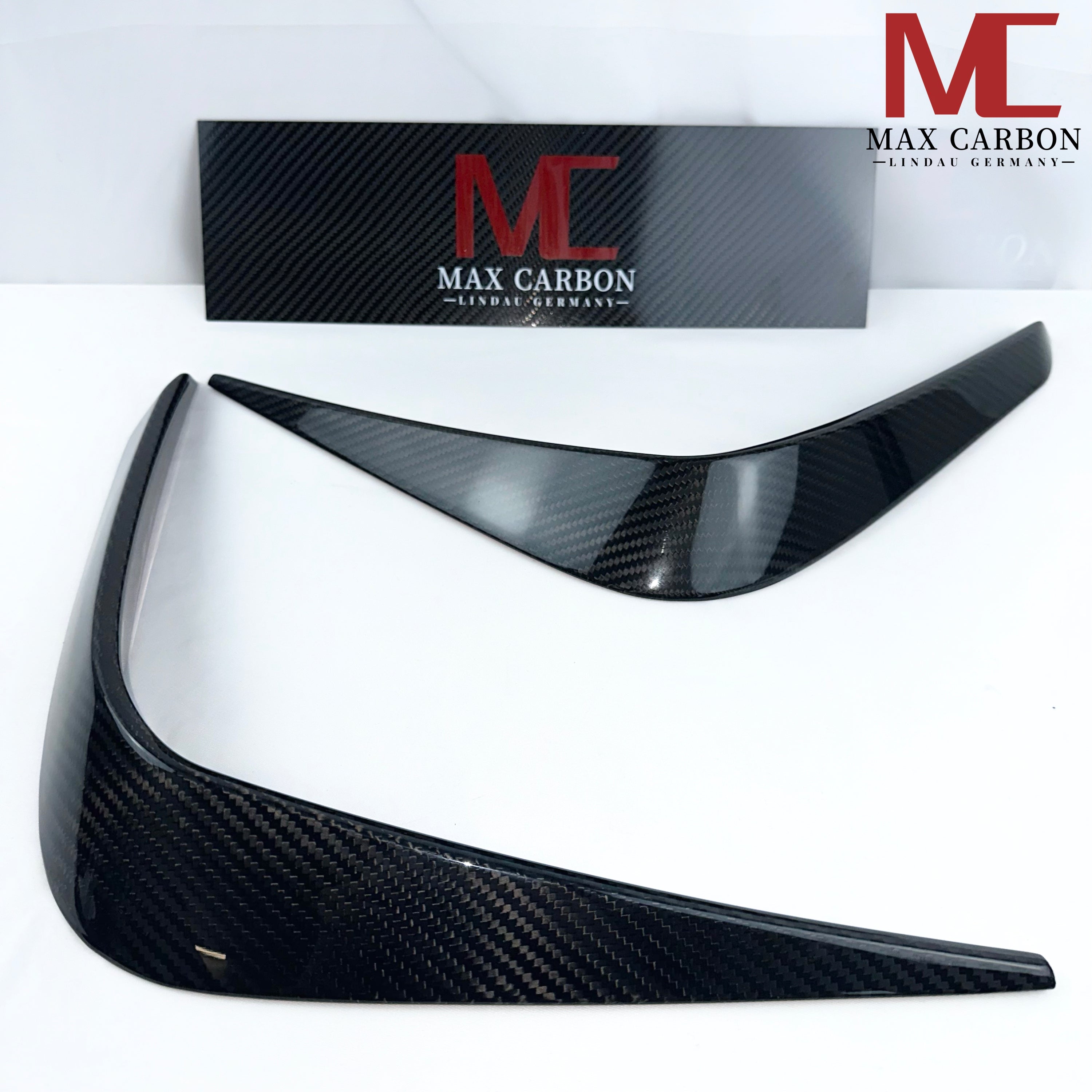Dry Carbon Heckansatz Front AERO FLICK L Form passend für BMW M3 G80 G81 M4 G82 G83 - Getsdowned