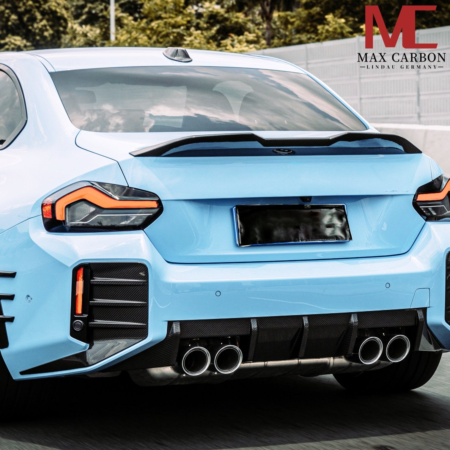 Dry Carbon Heckddiffusor V1 passend für BMW M2 G87 - Getsdowned