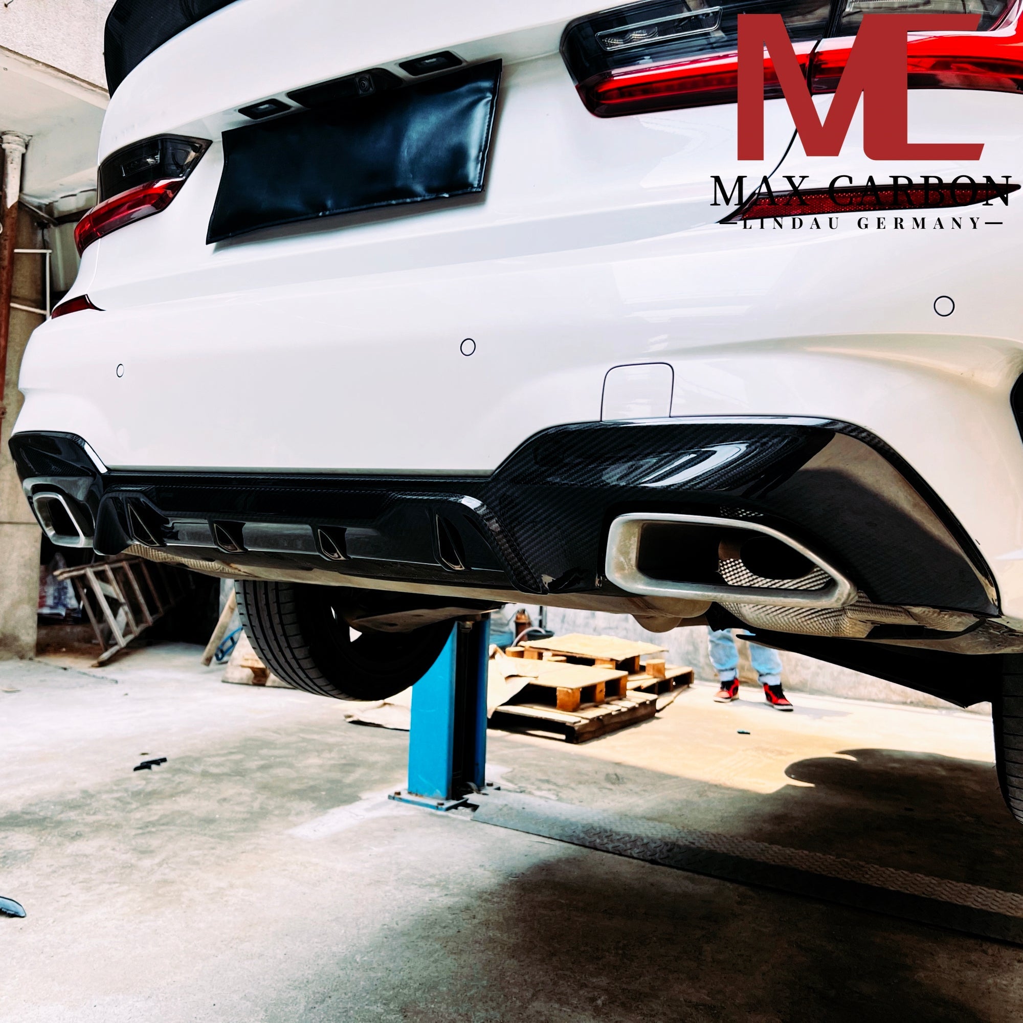 Dry Carbon Heckdiffusor für BMW 3er G20 G21 nur Pre-LCI - Getsdowned