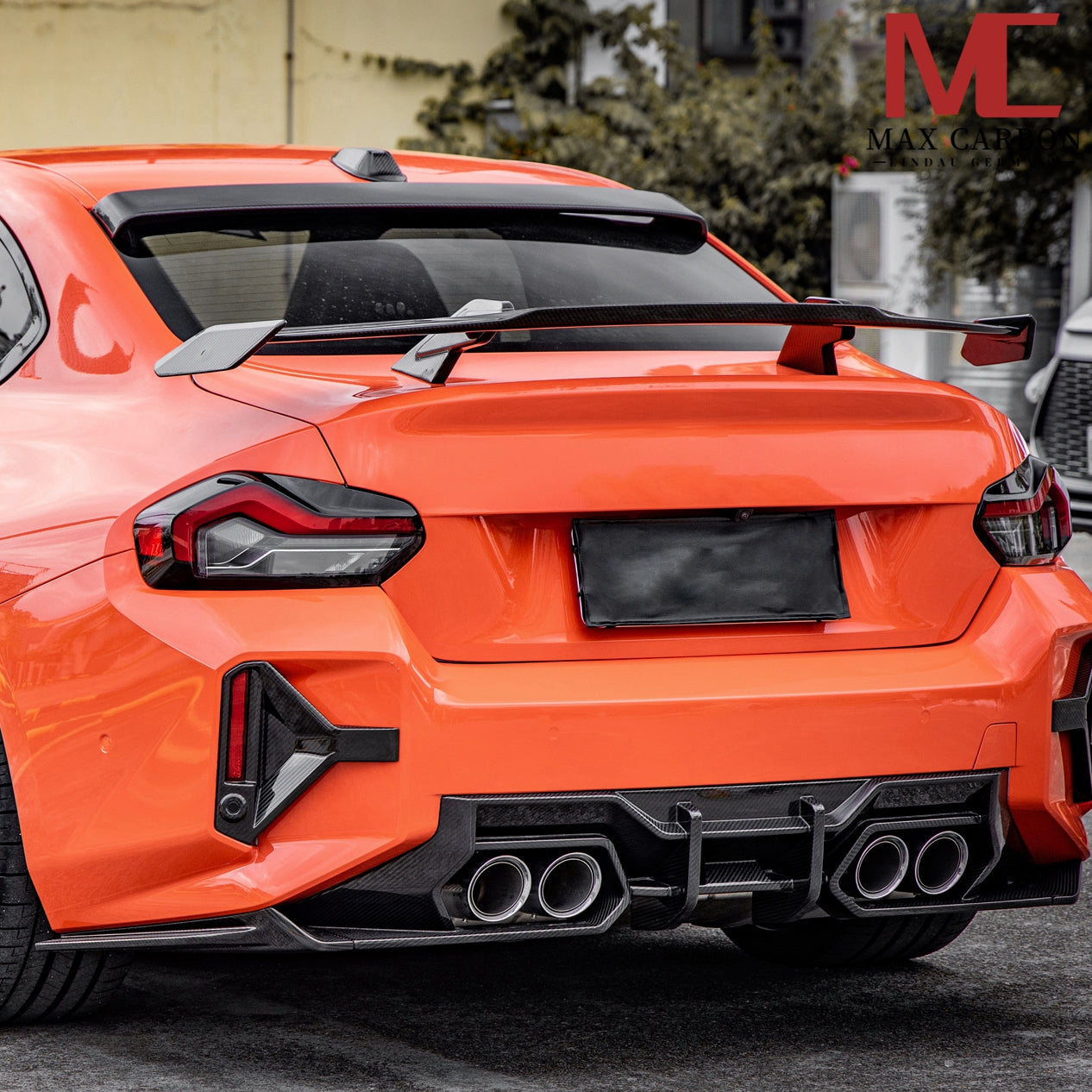 Dry Carbon Dachkantenspoiler Dachlippe passend für BMW M2 G87 / 2er G42 M240i inkl. LCI - Getsdowned